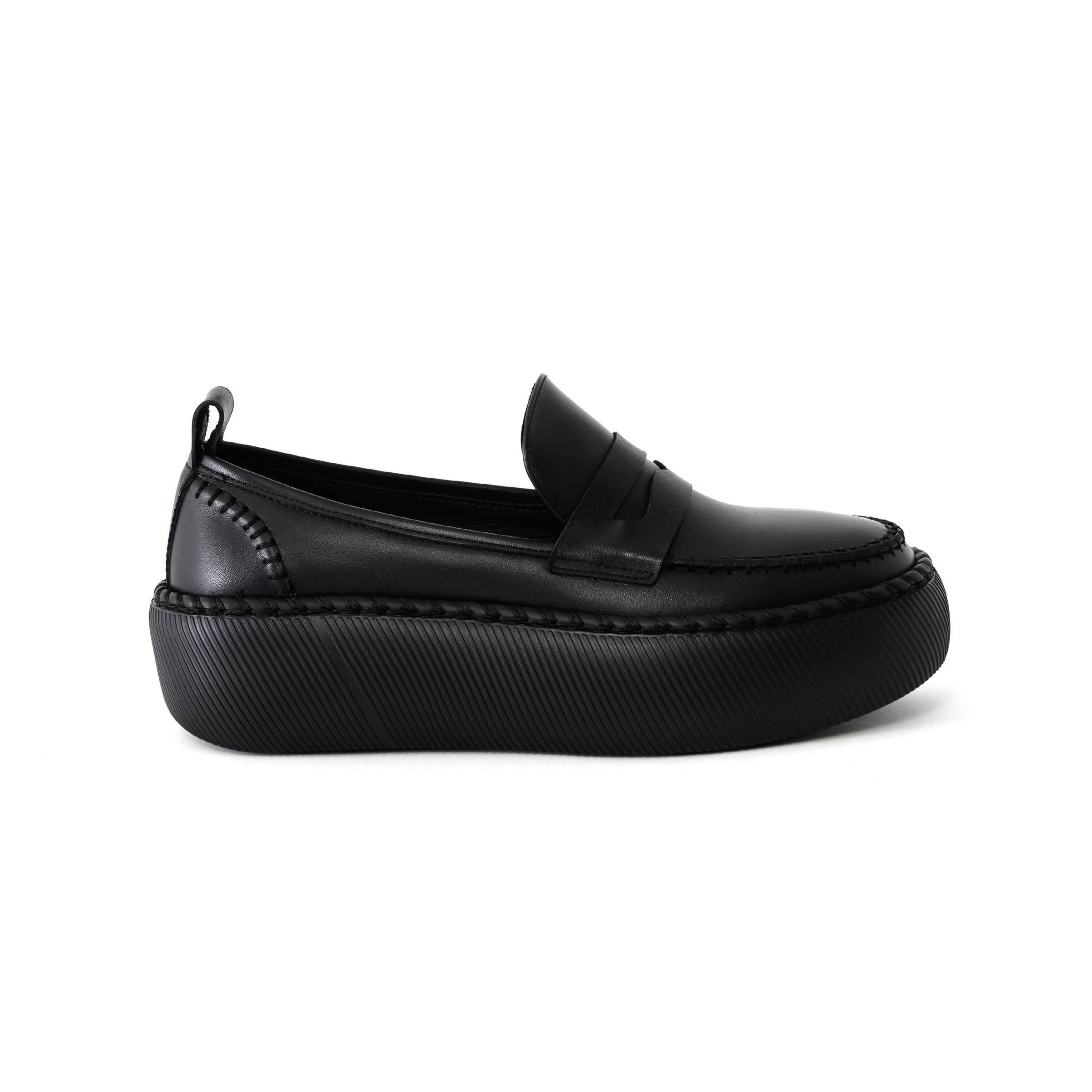 Women's Calf Leather Handmade Sneakers W5003 1