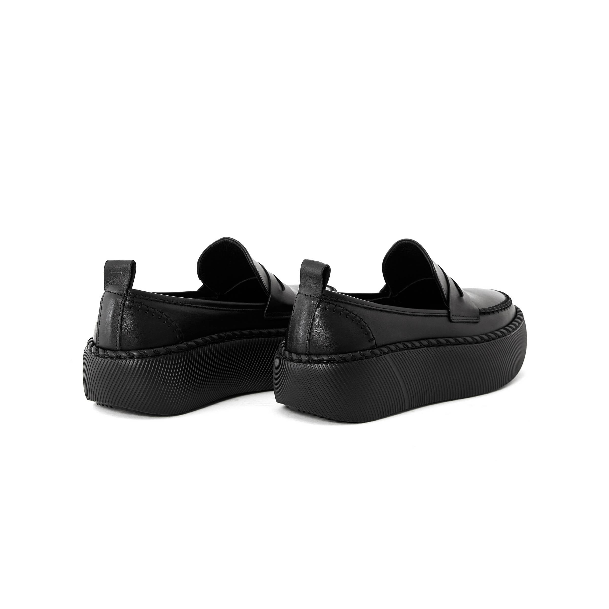 Women's Calf Leather Handmade Sneakers W5003 3