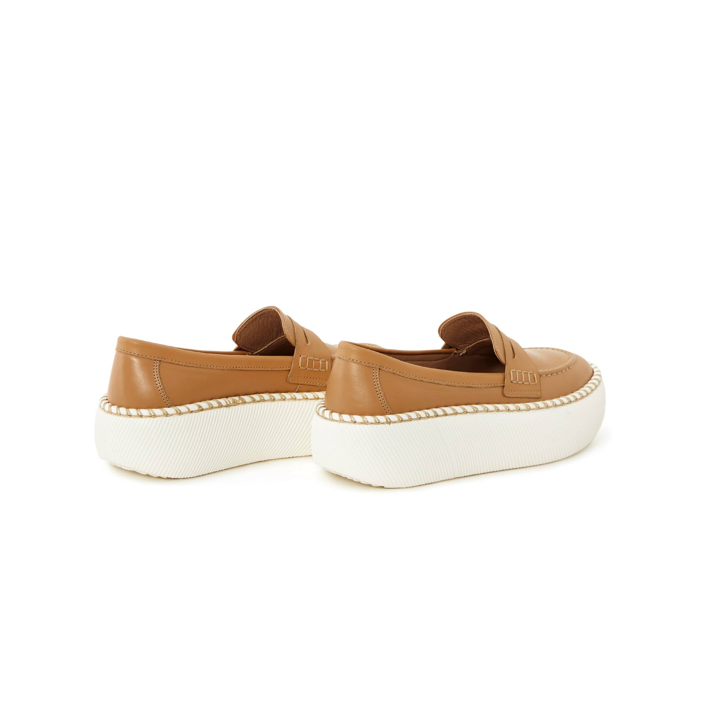 Women's Calf Leather HandmadeLoafer W5004 3