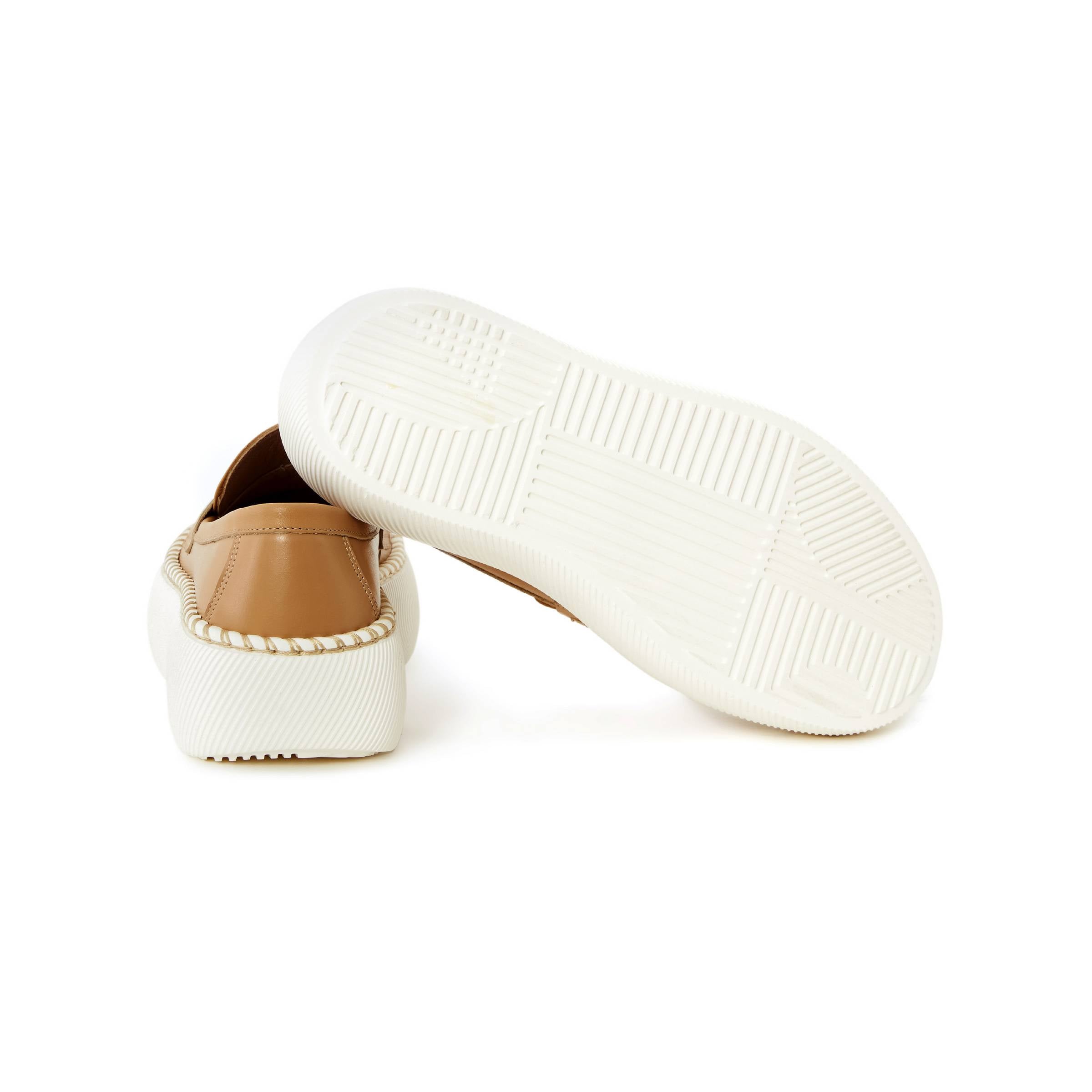 Women's Calf Leather HandmadeLoafer W5004 4