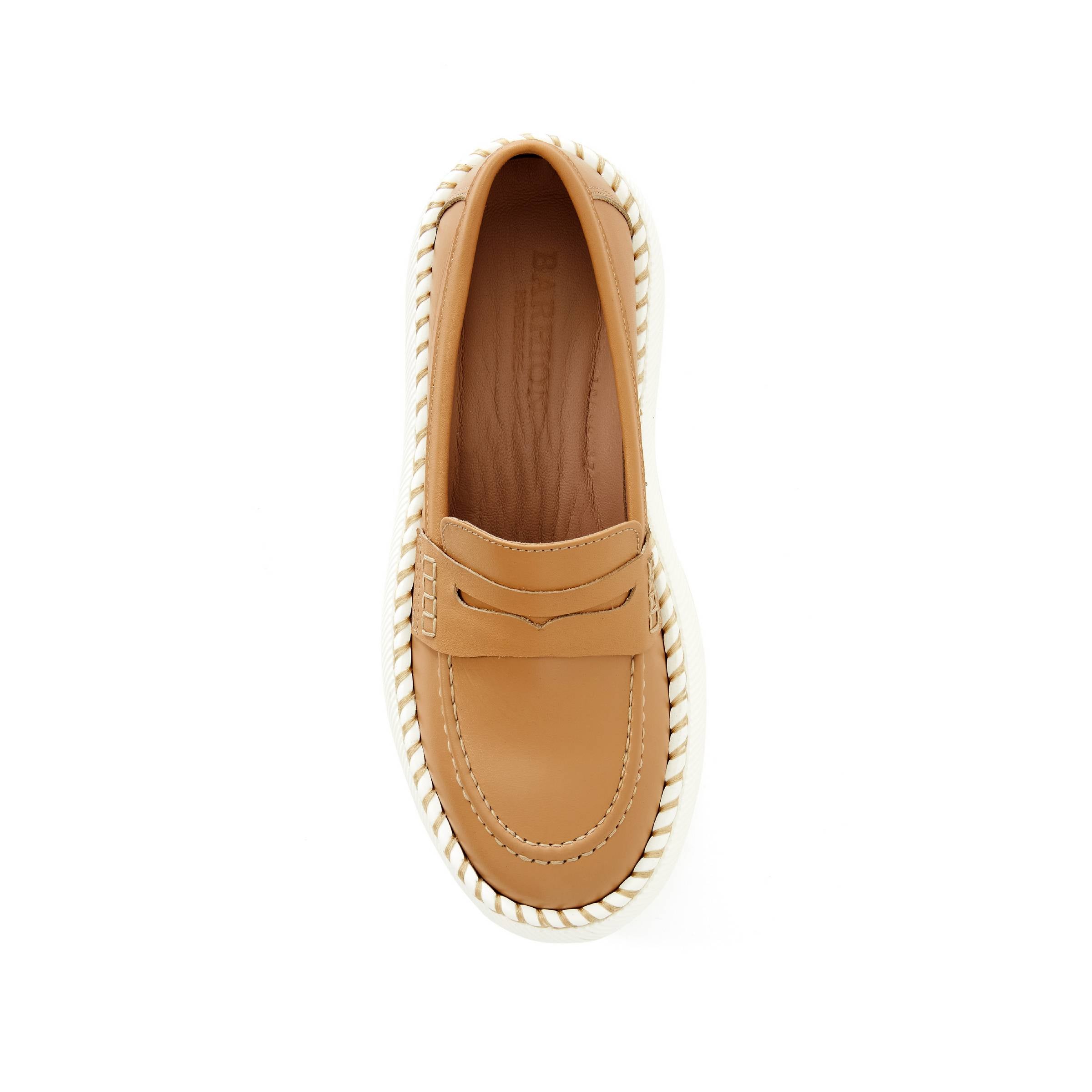 Women's Calf Leather HandmadeLoafer W5004 5
