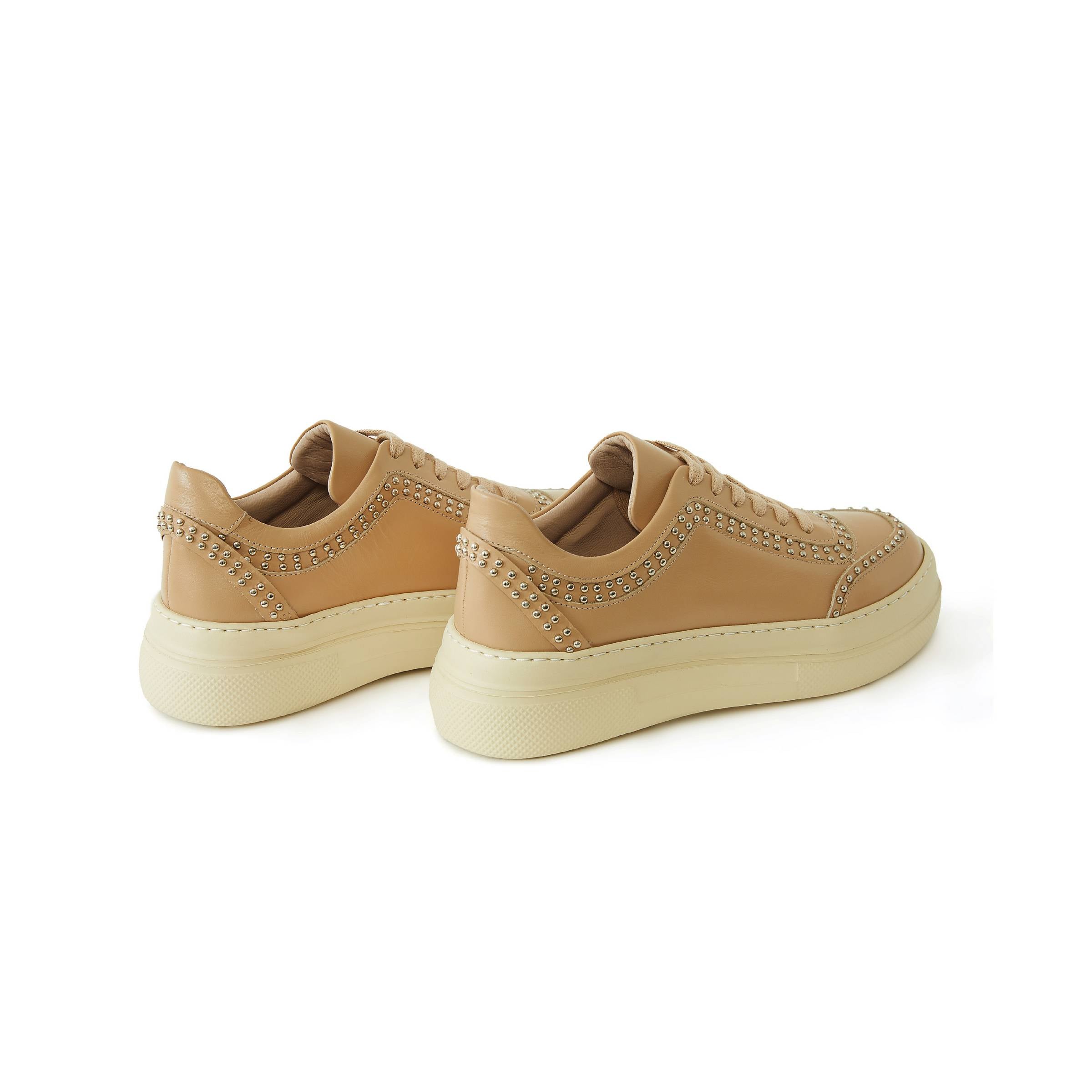 Women's Metisse Leather Handmade Sneakers W5005 10