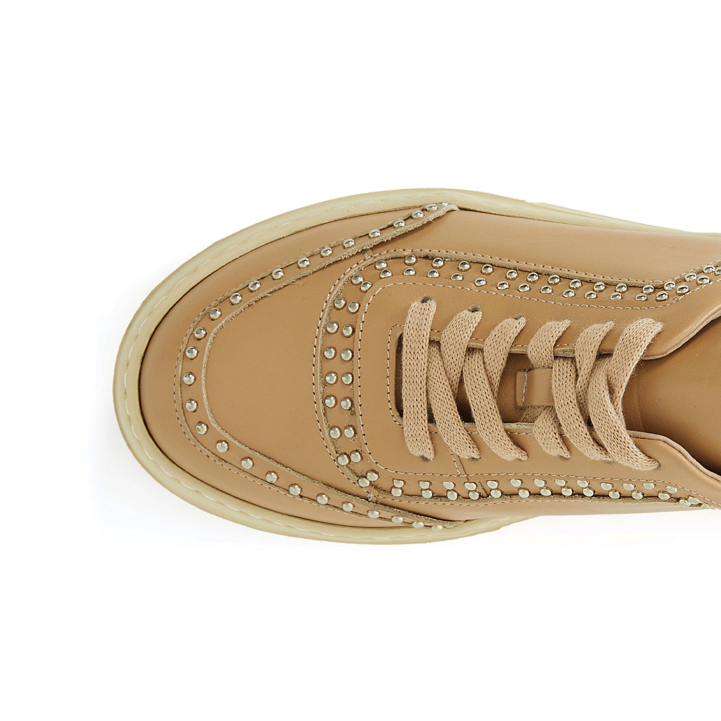Women's Metisse Leather Handmade Sneakers W5005 13