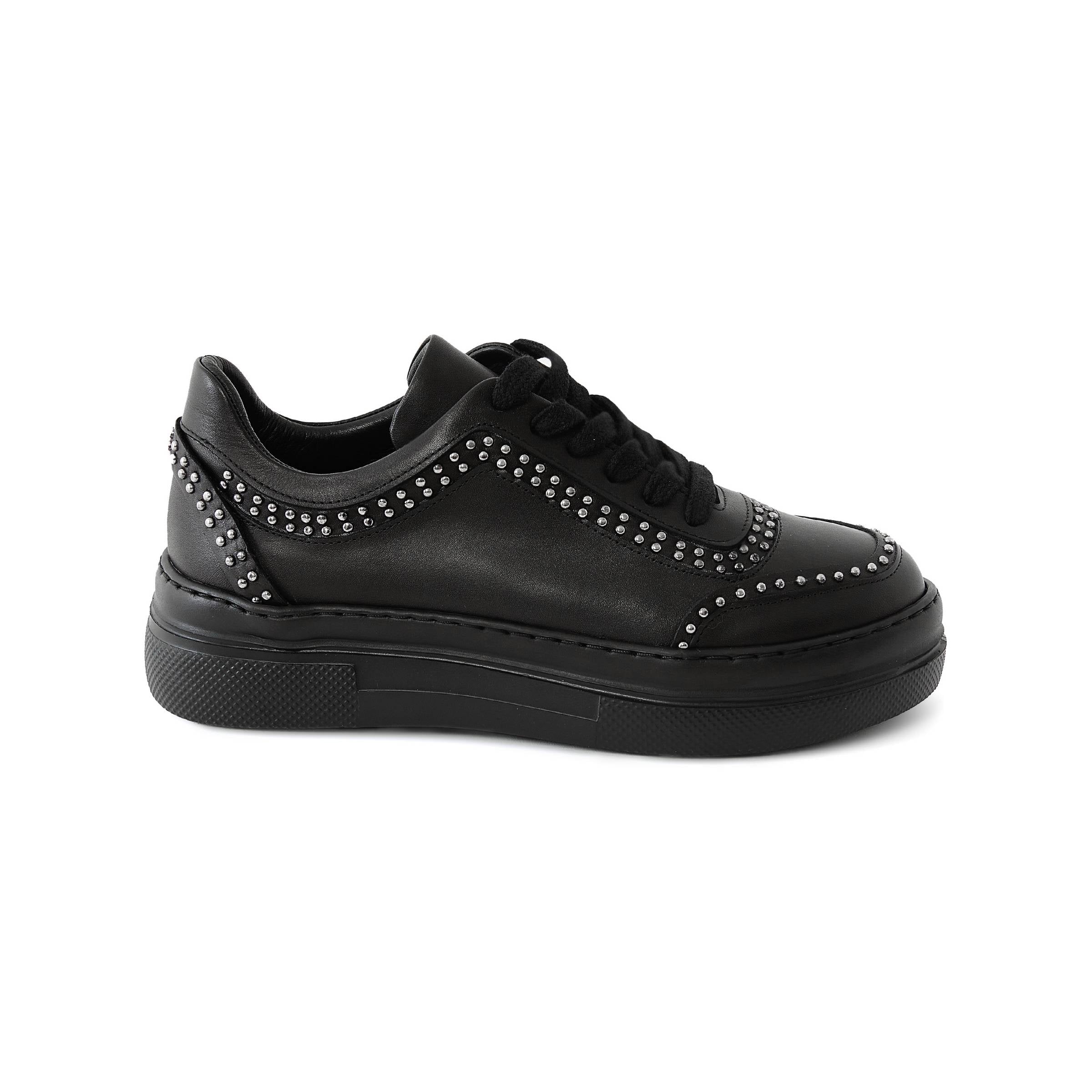 Women's Metisse Leather Handmade Sneakers W5005 1