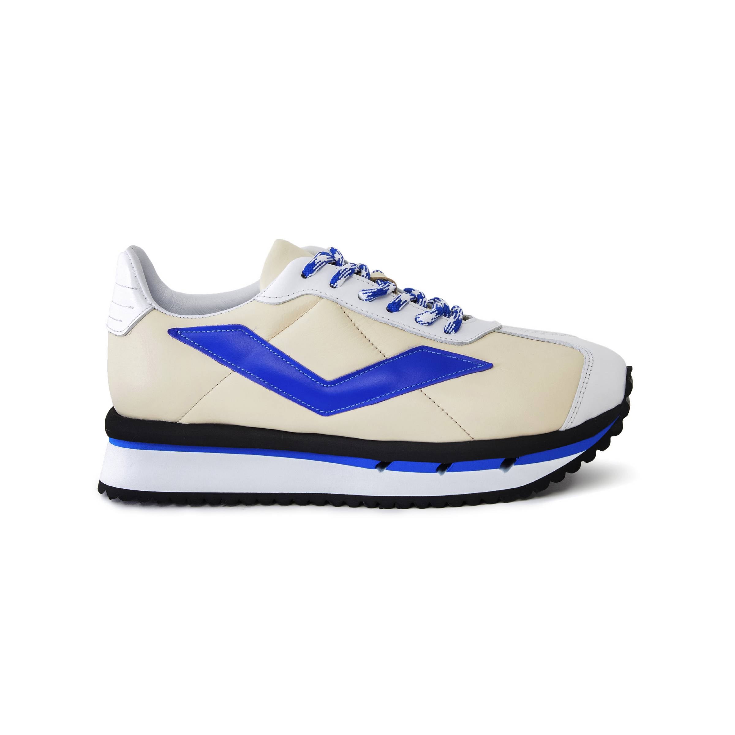 Women's Calf Leather Handmade Sneakers W5006 8
