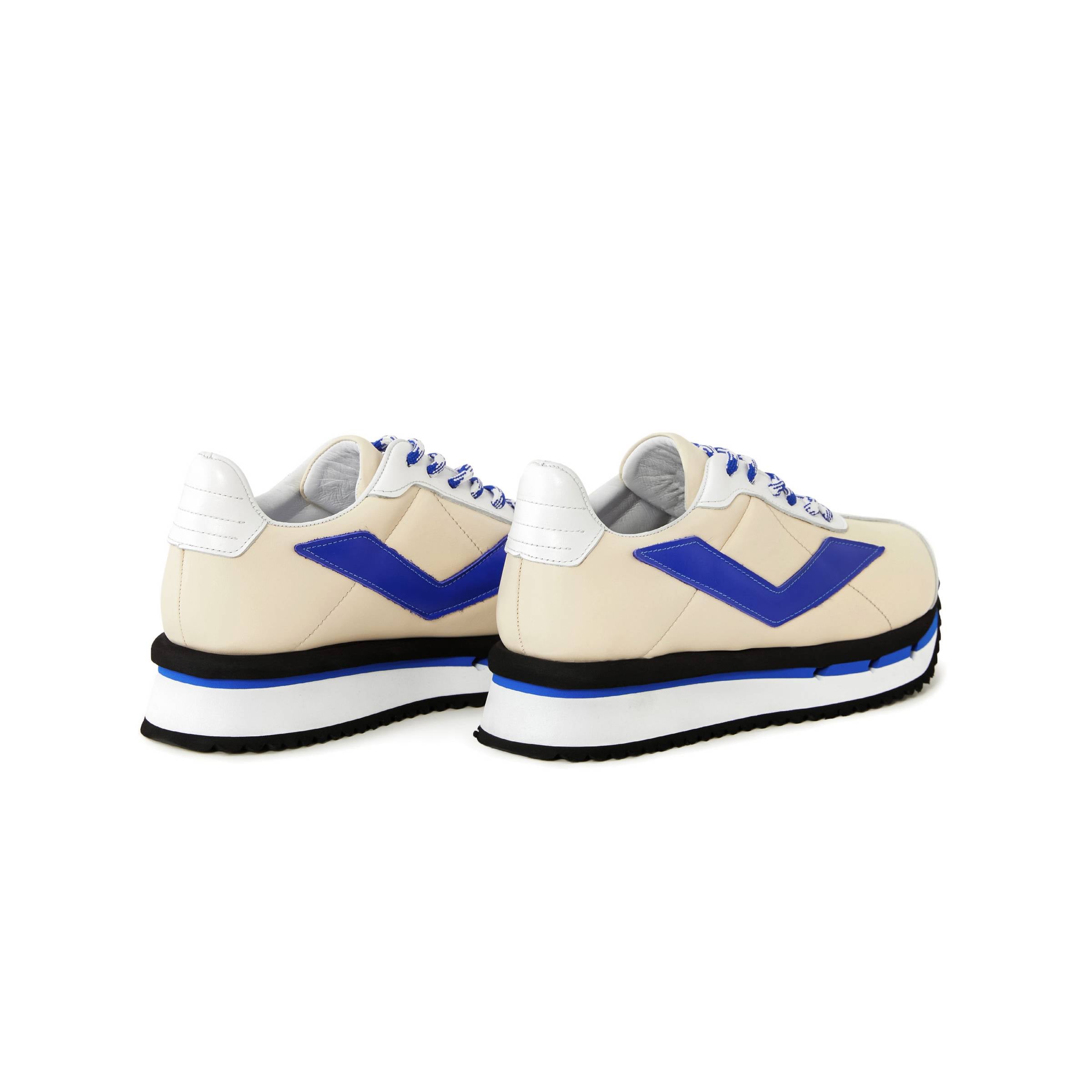 Women's Calf Leather Handmade Sneakers W5006 10