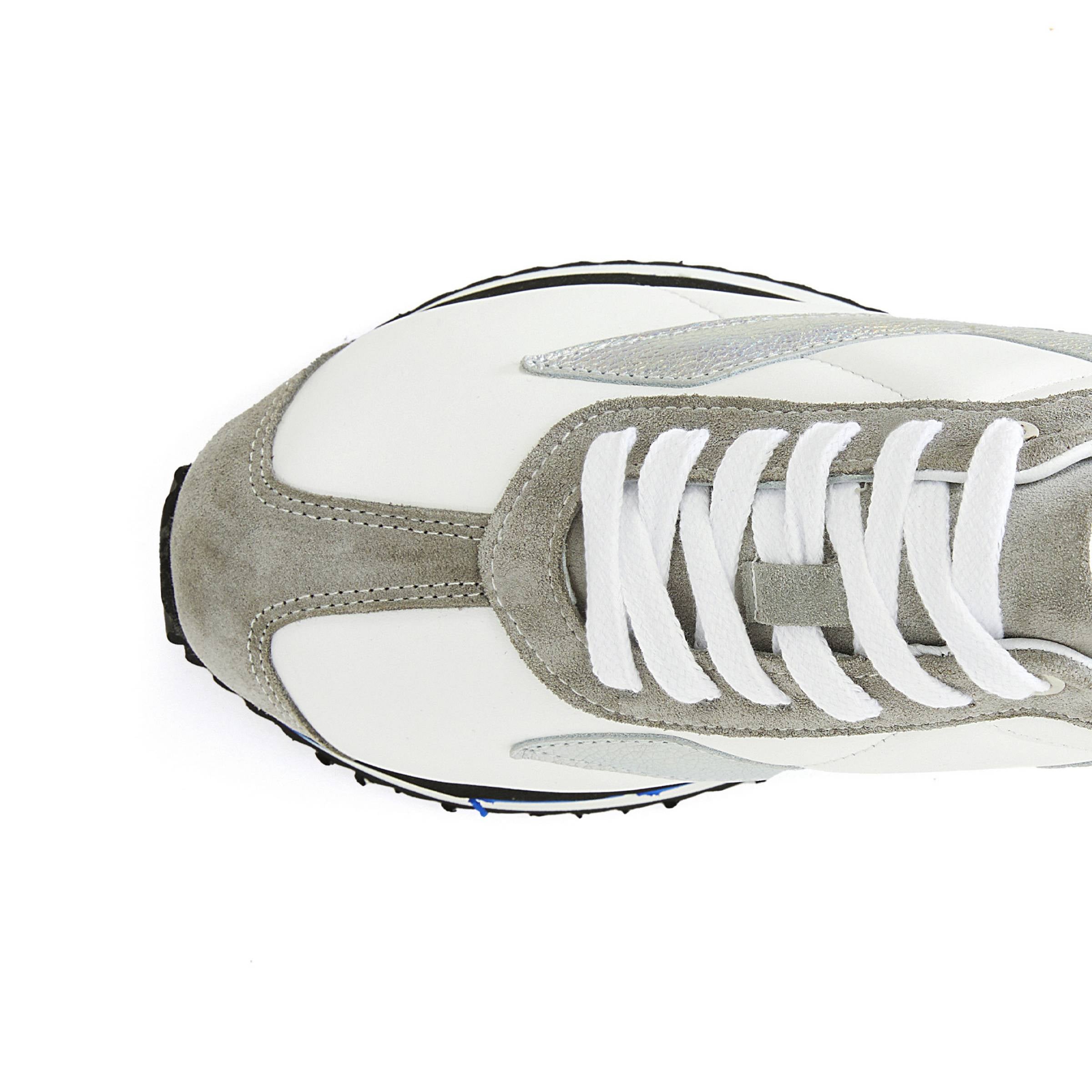 Women's Calf Leather Handmade Sneakers W5006 6