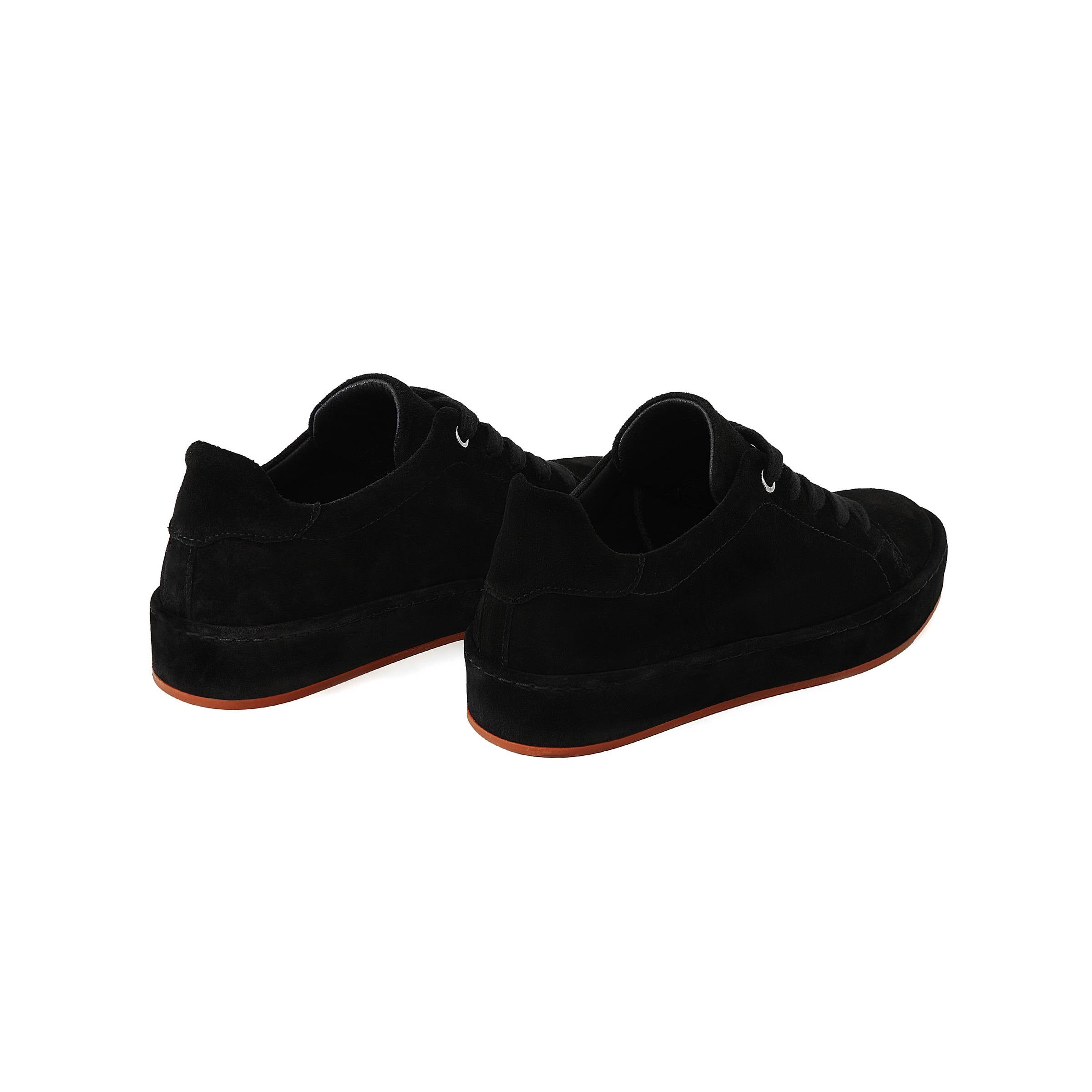 Women's Suede Calf Leather Handmade Sneakers W5007 3