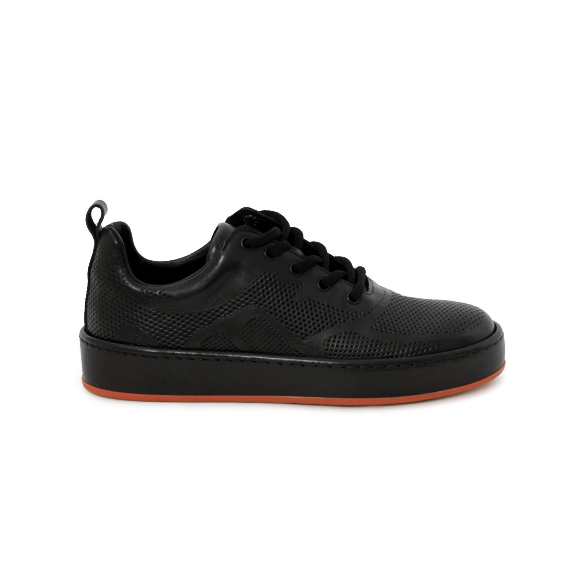 Women's Calf Leather Handmade Sneakers W5008 1