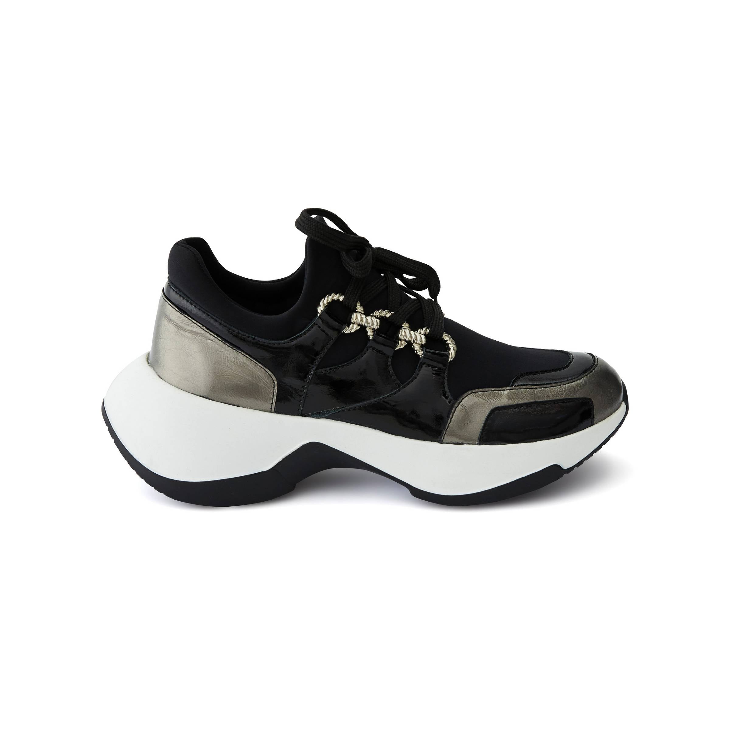 Women's Rugan Calf Leather Scuba Handmade Sneakers W5009 7