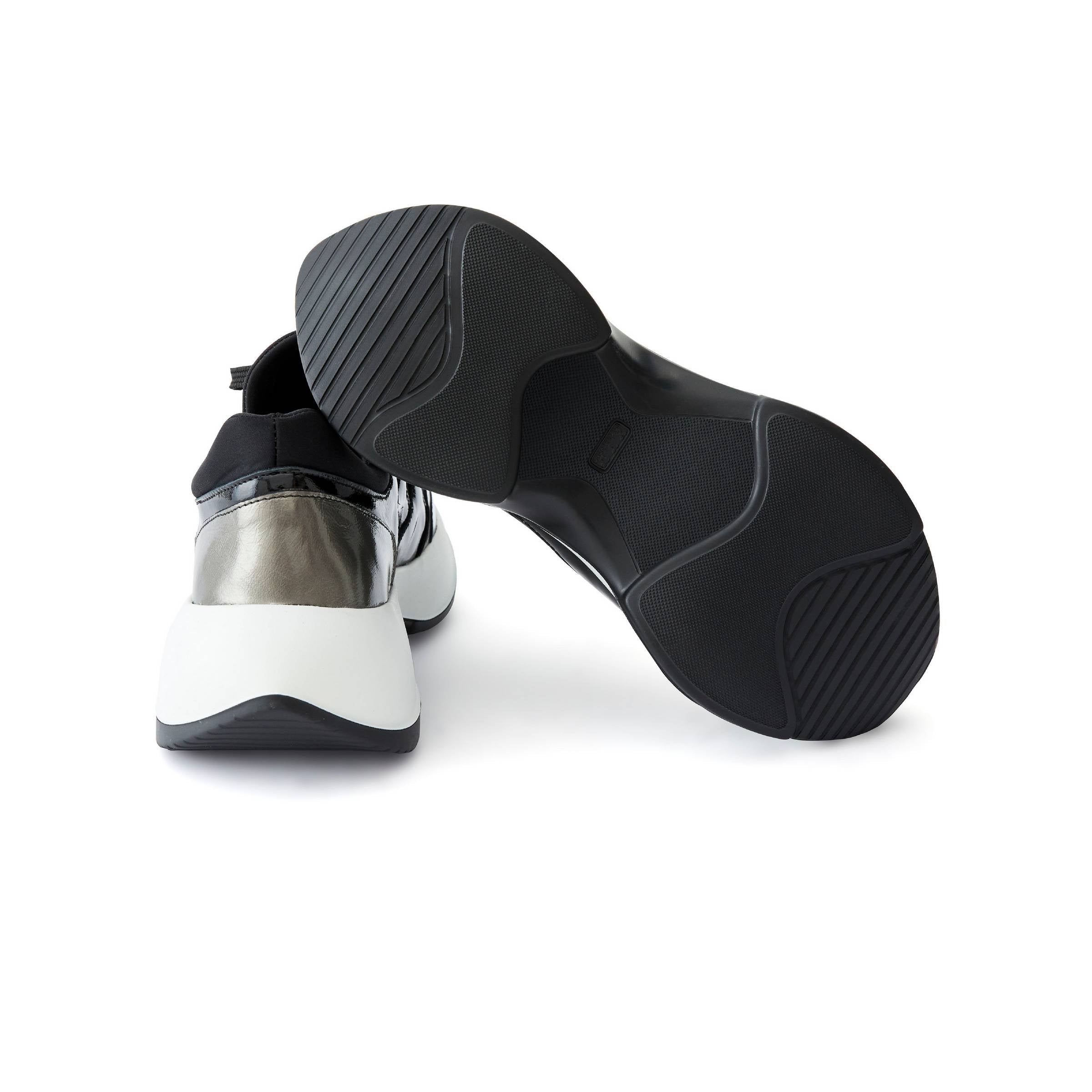 Women's Rugan Calf Leather Scuba Handmade Sneakers W5009 10