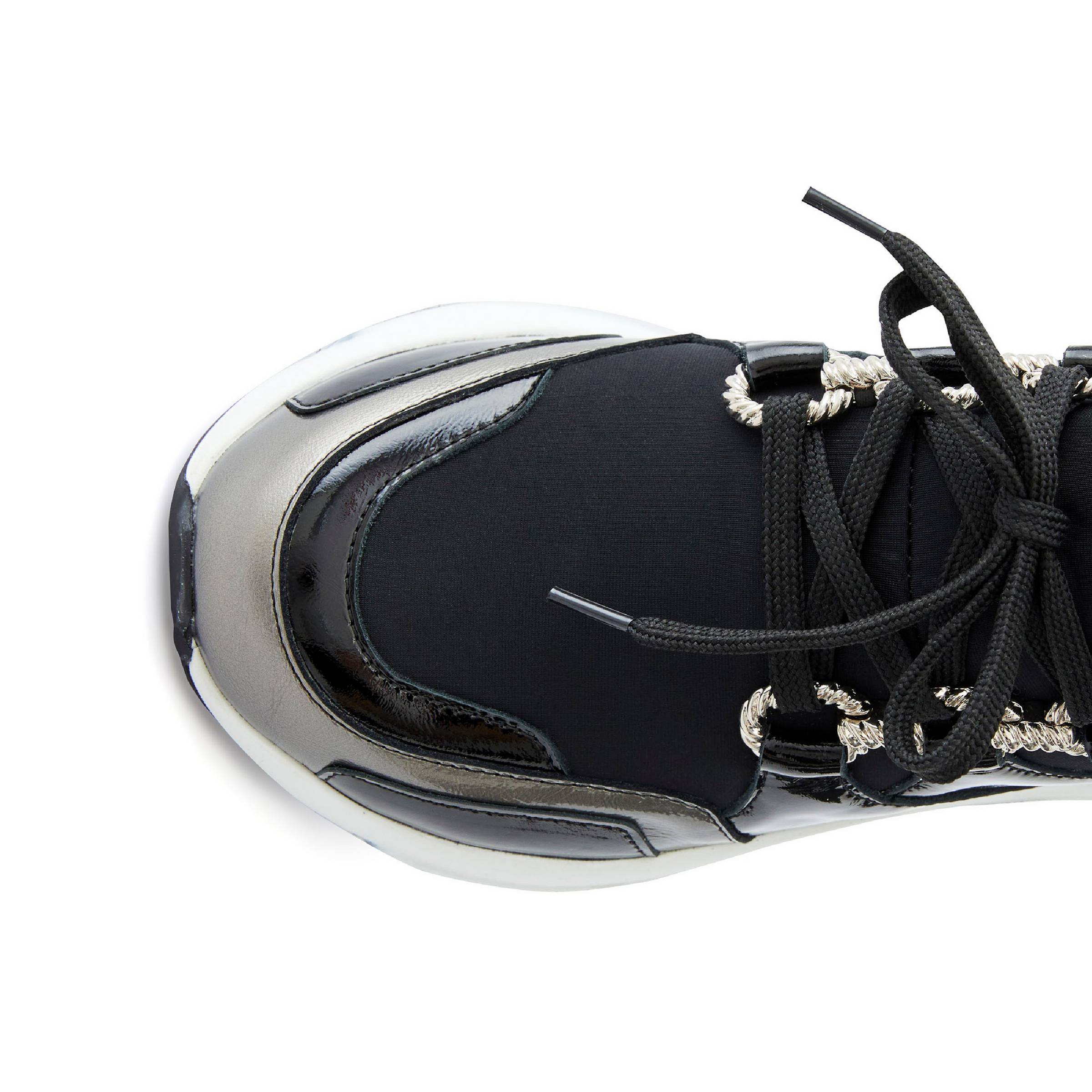 Women's Rugan Calf Leather Scuba Handmade Sneakers W5009 12