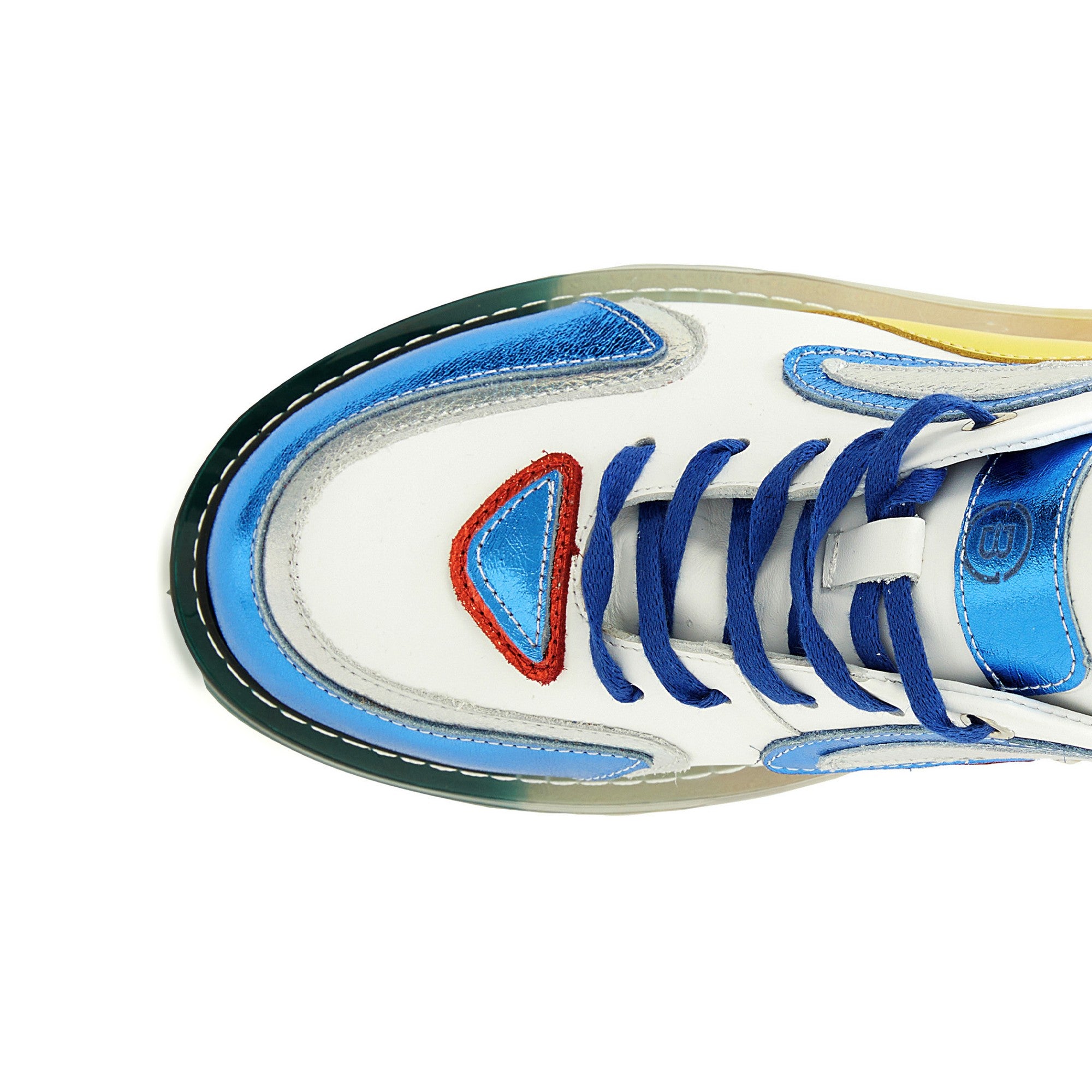 Women's Calf Leather Handmade Sneakers W5011 6