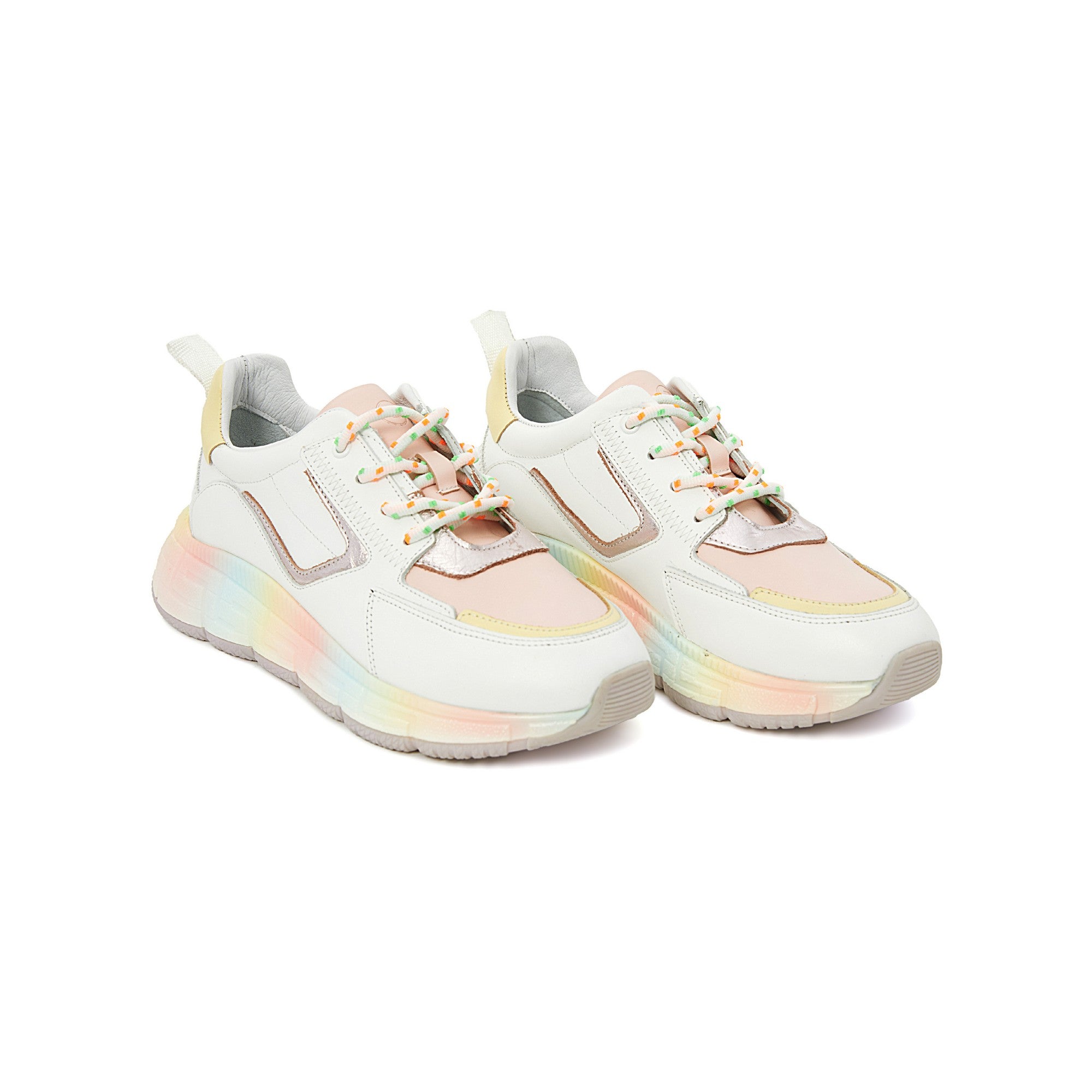 Women's Calf Leather Handmade Sneakers W5012 2