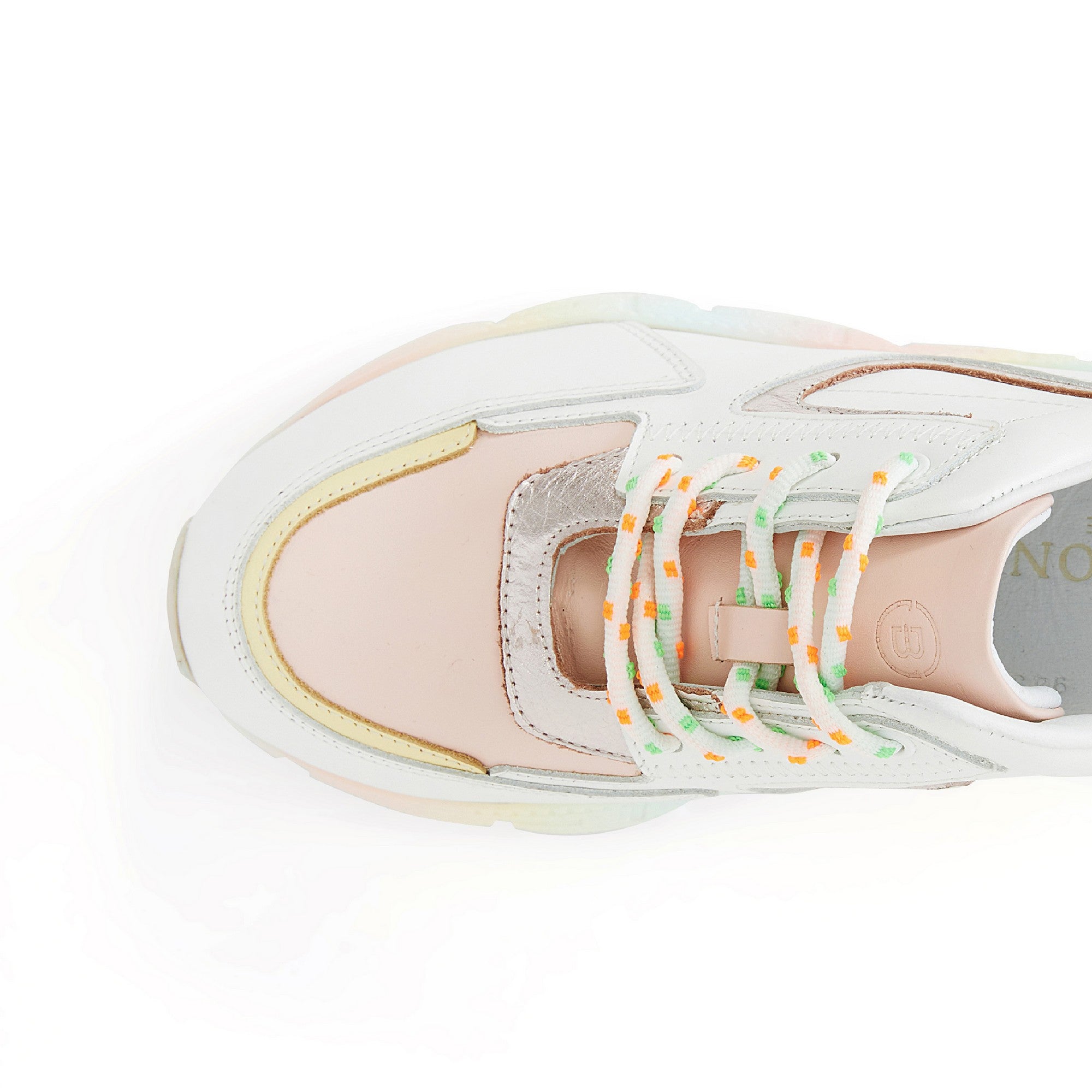 Women's Calf Leather Handmade Sneakers W5012 6