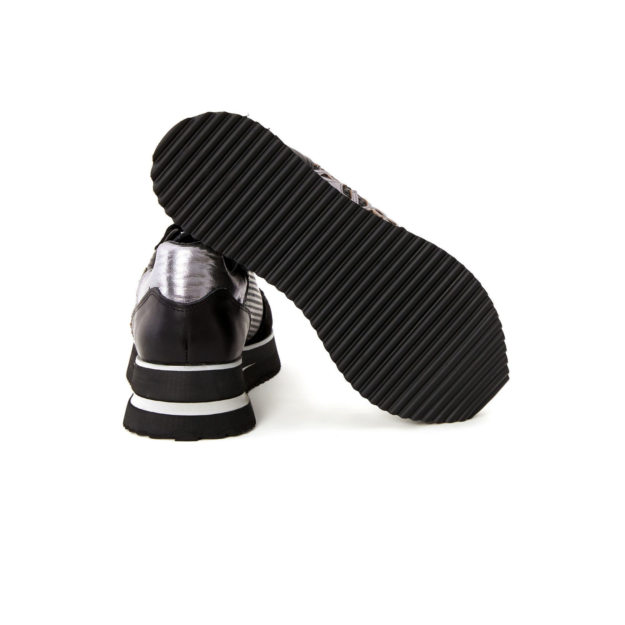 Women's Suede Calf Leather Handmade Sneakers W5013 10