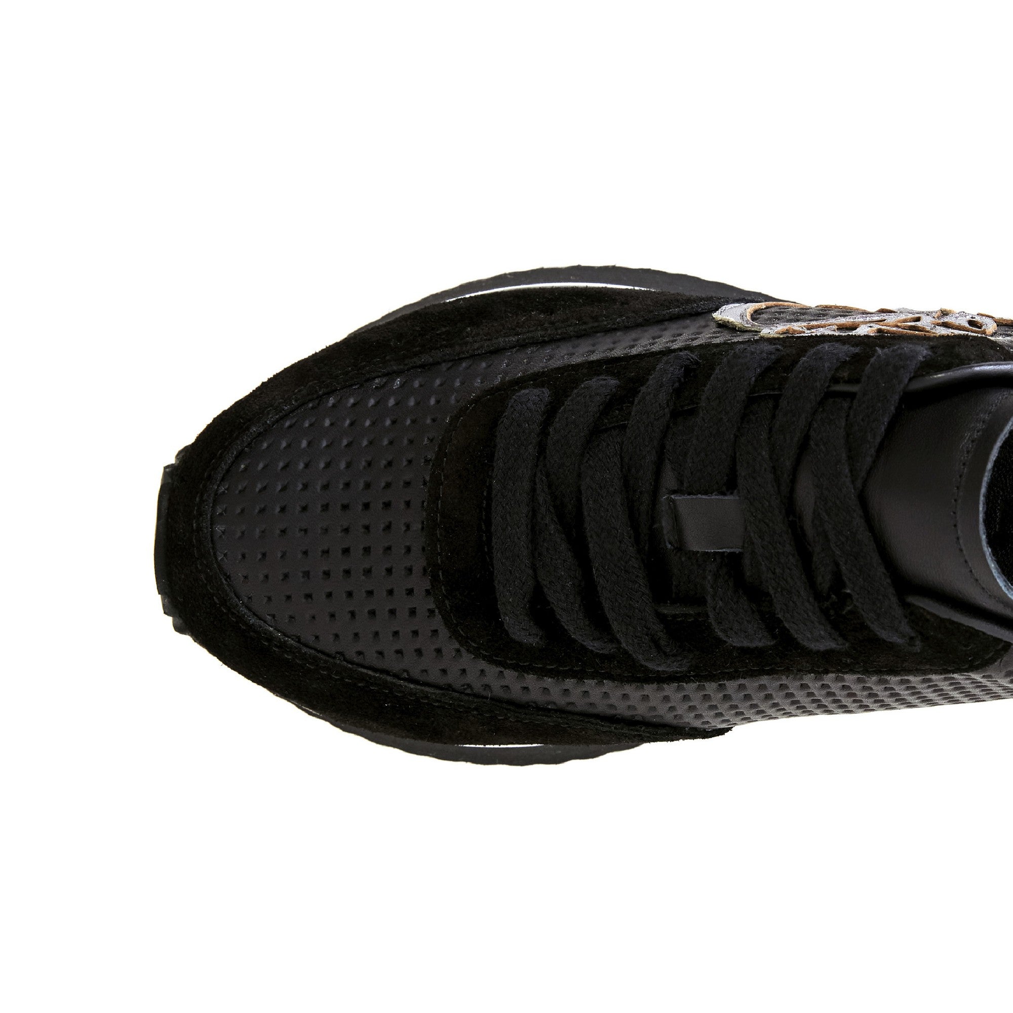 Women's Suede Calf Leather Handmade Sneakers W5013 12