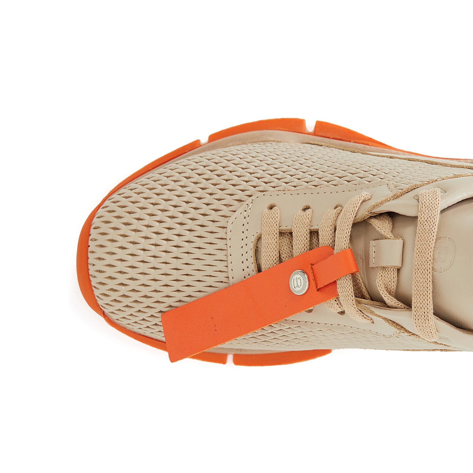 Women's Calf Leather Handmade Sneakers W5015 6