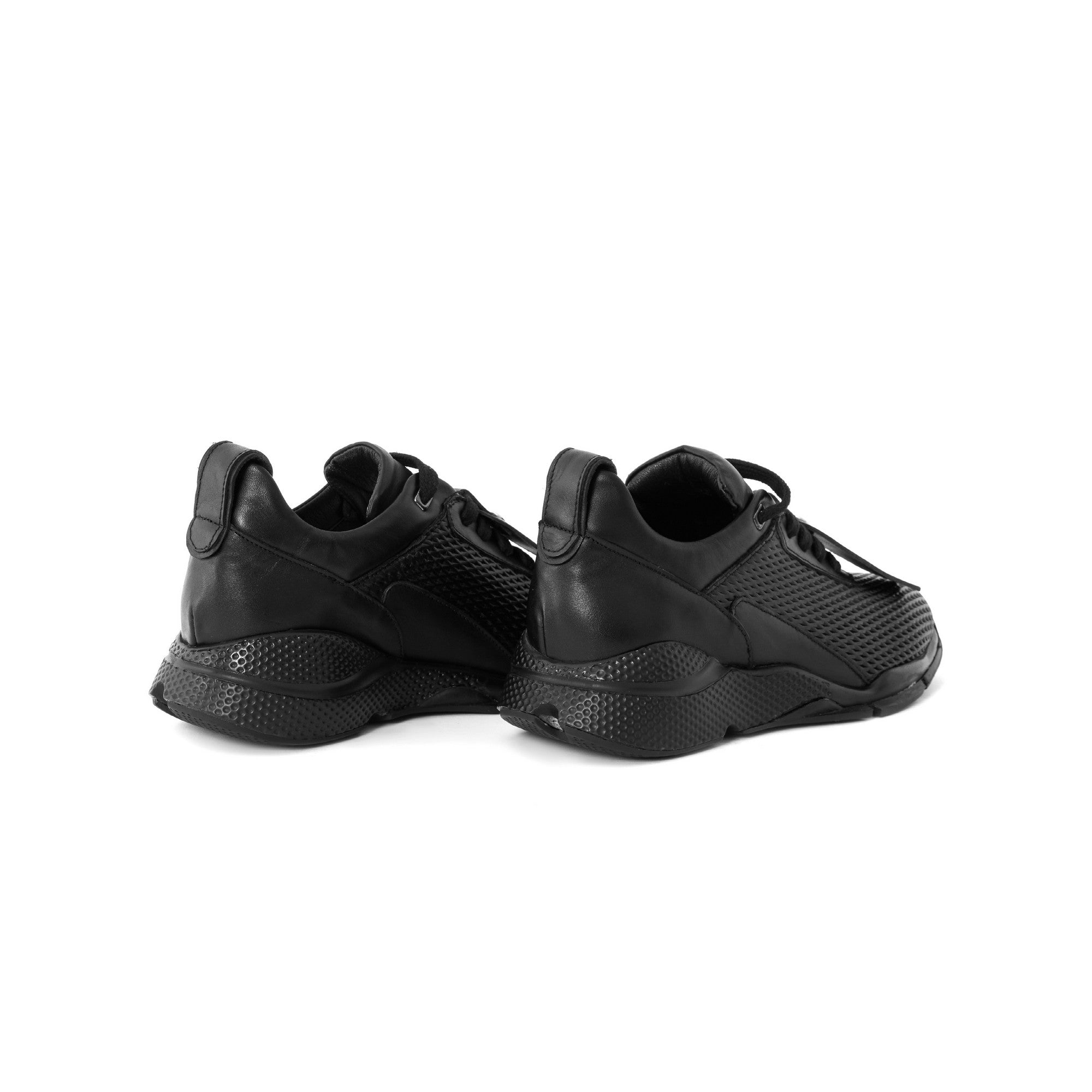 Women's Calf Leather Handmade Sneakers W5015 9