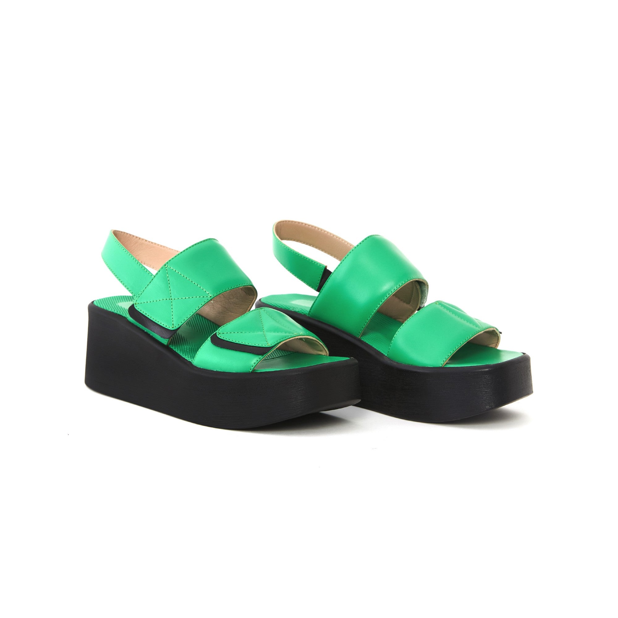 Women's Calf Leather Handmade Sandals W6003 2