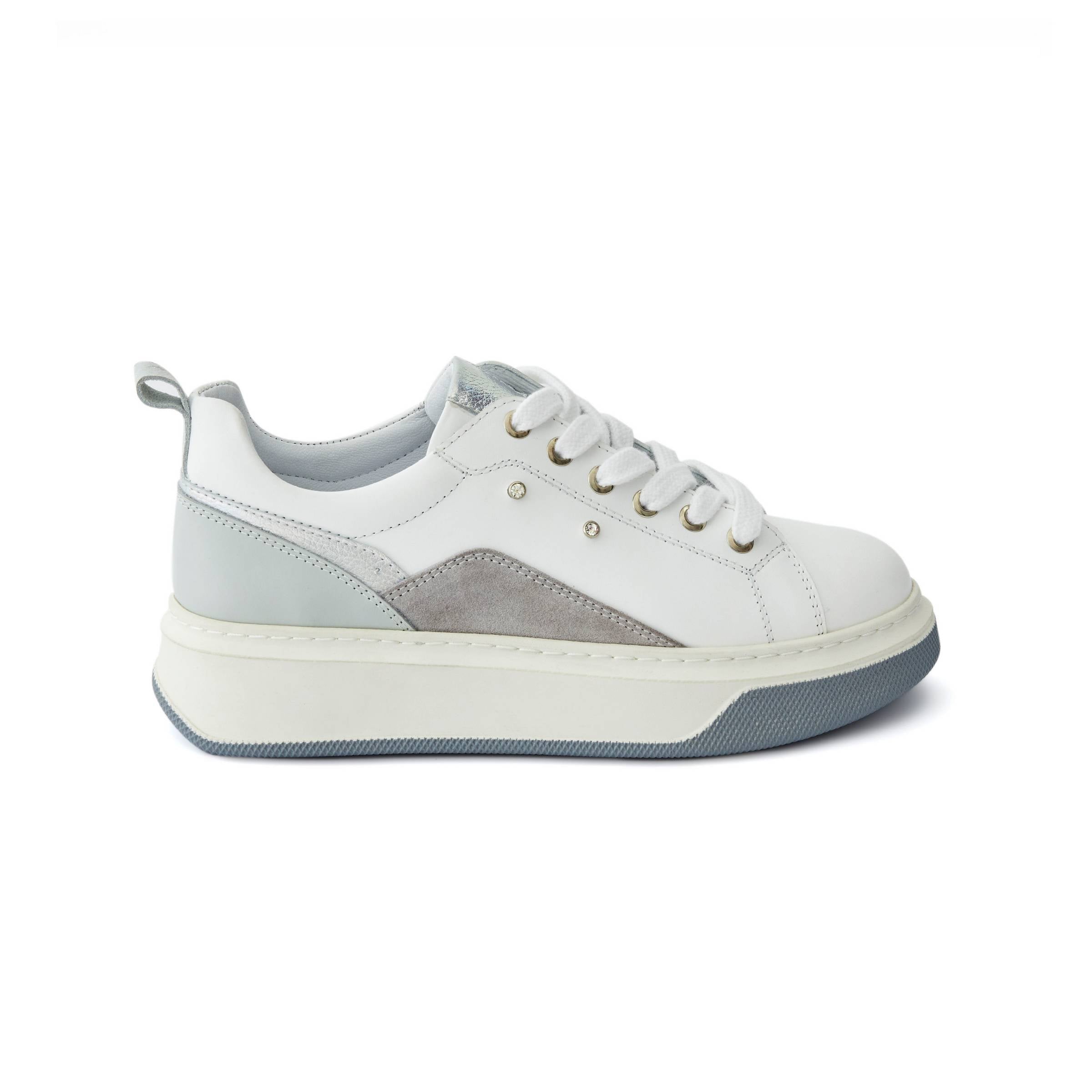 Women's Calf Leather Handmade Sneakers W5016 7
