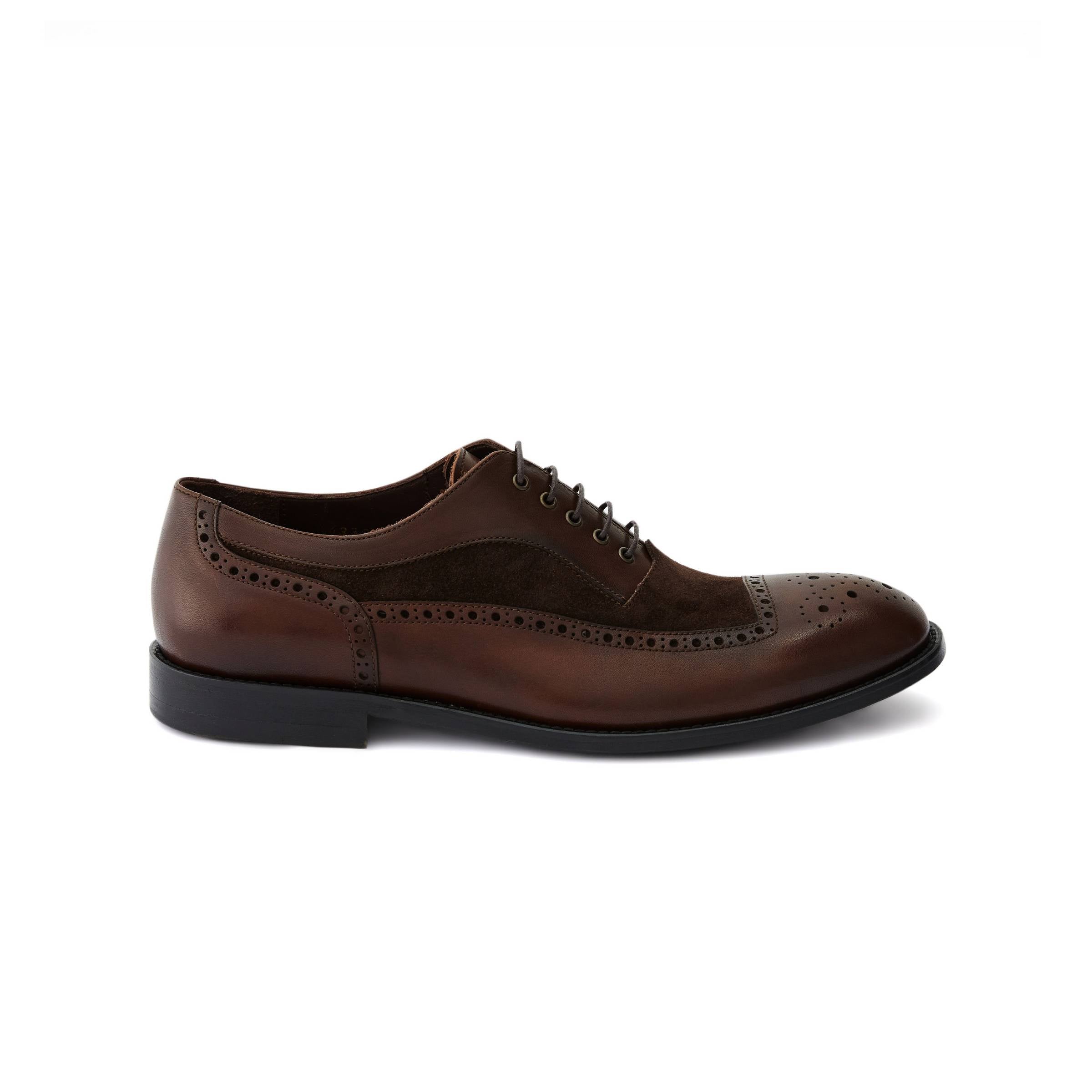 Men's Calf Leather Handmade Oxford M7005 1