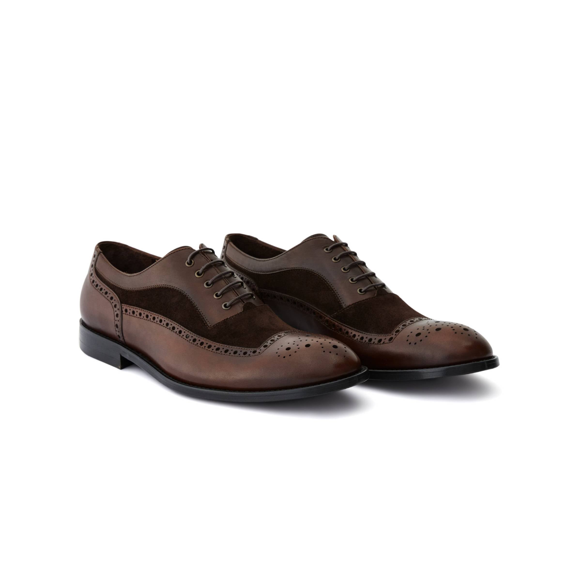 Men's Calf Leather Handmade Oxford M7005 2