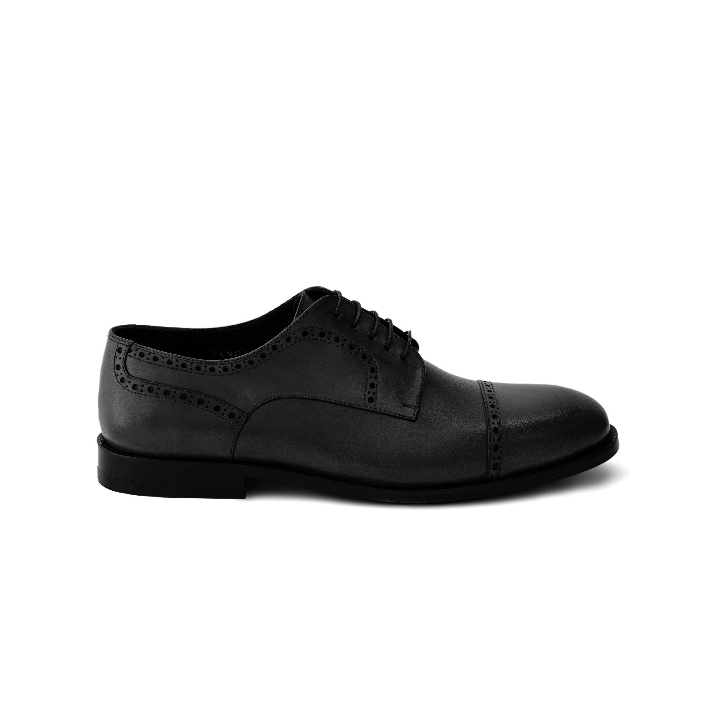 Men's Calf Leather Handmade Derby M7002 1