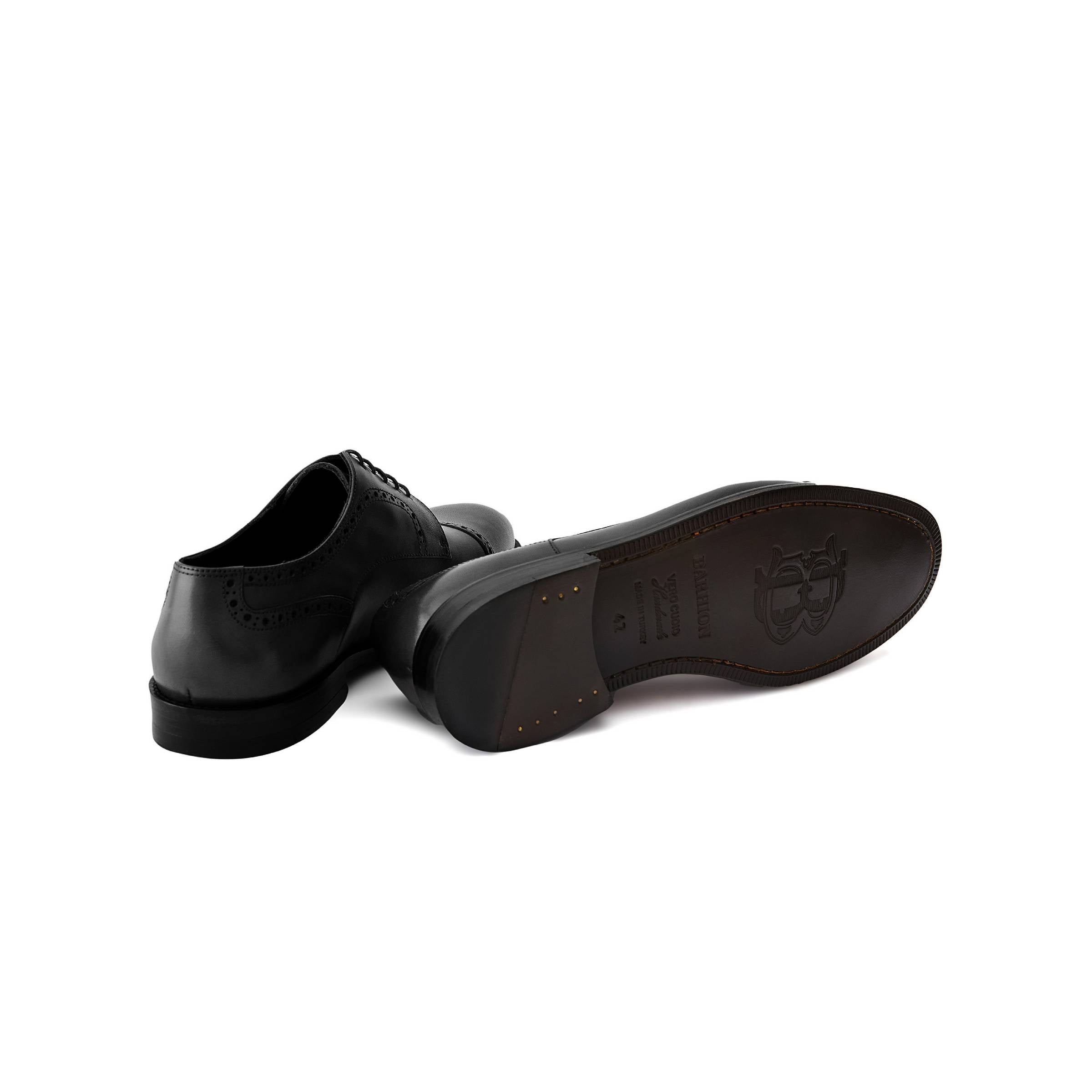 Men's Calf Leather Handmade Derby M7002 4