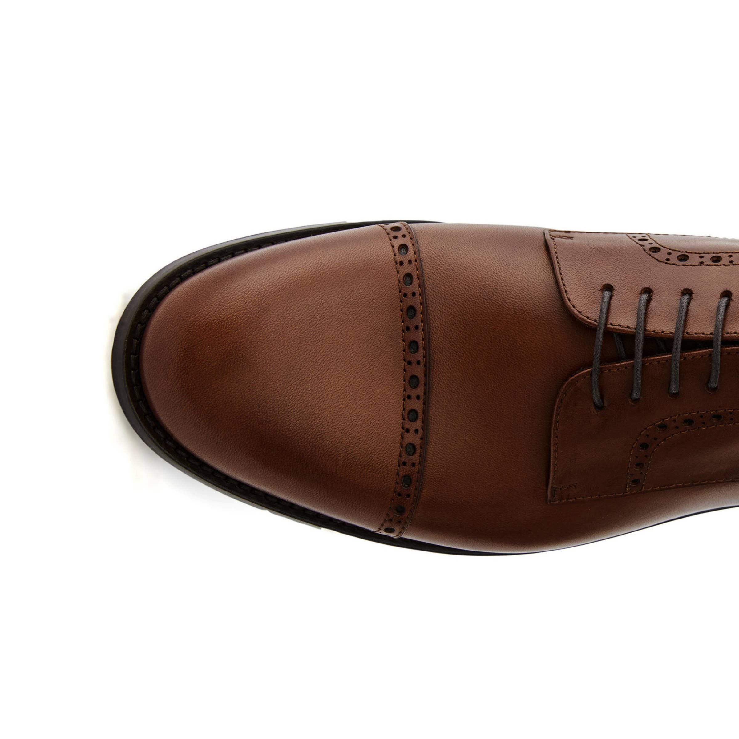 Men's Calf Leather Handmade Derby M7002 12