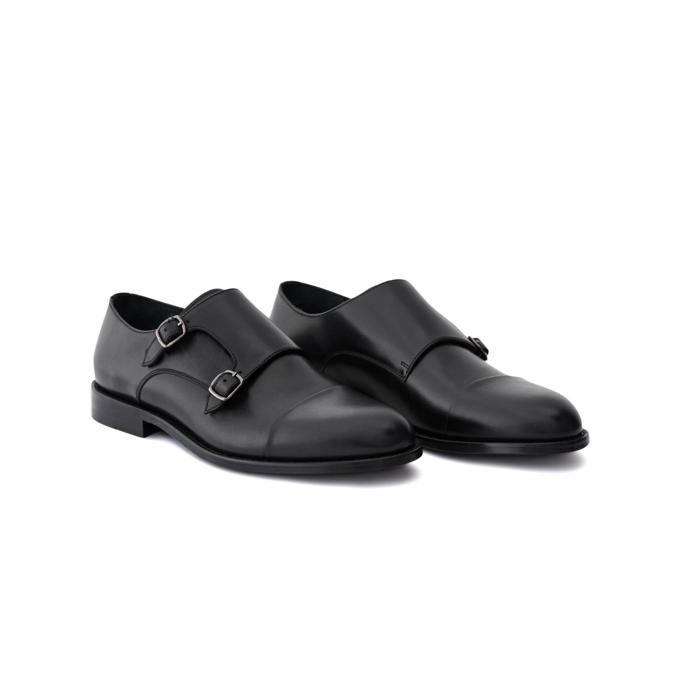 Men's Calf Leather Handmade Monk M7003 8