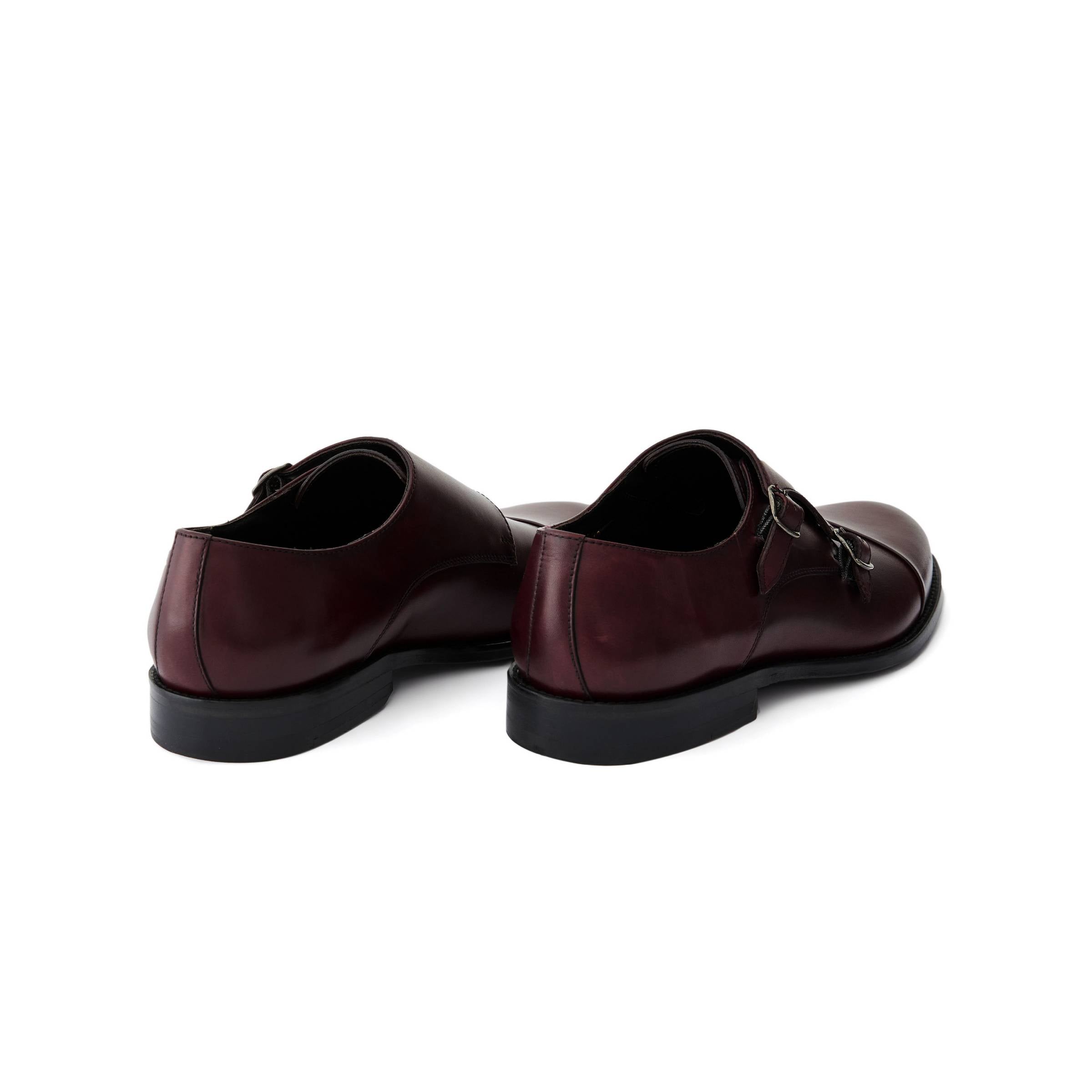 Men's Calf Leather Handmade Monk M7003 3