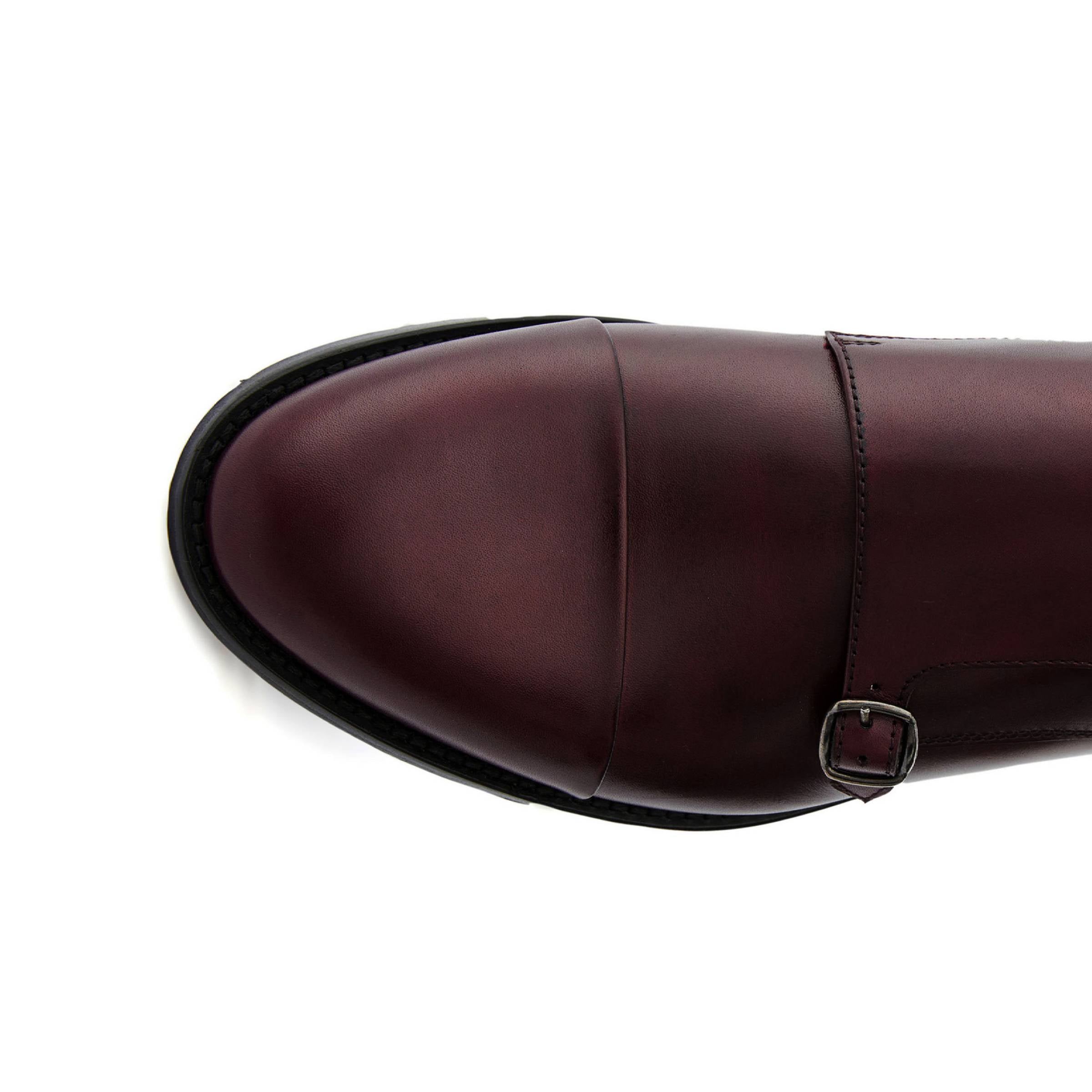 Men's Calf Leather Handmade Monk M7003 6