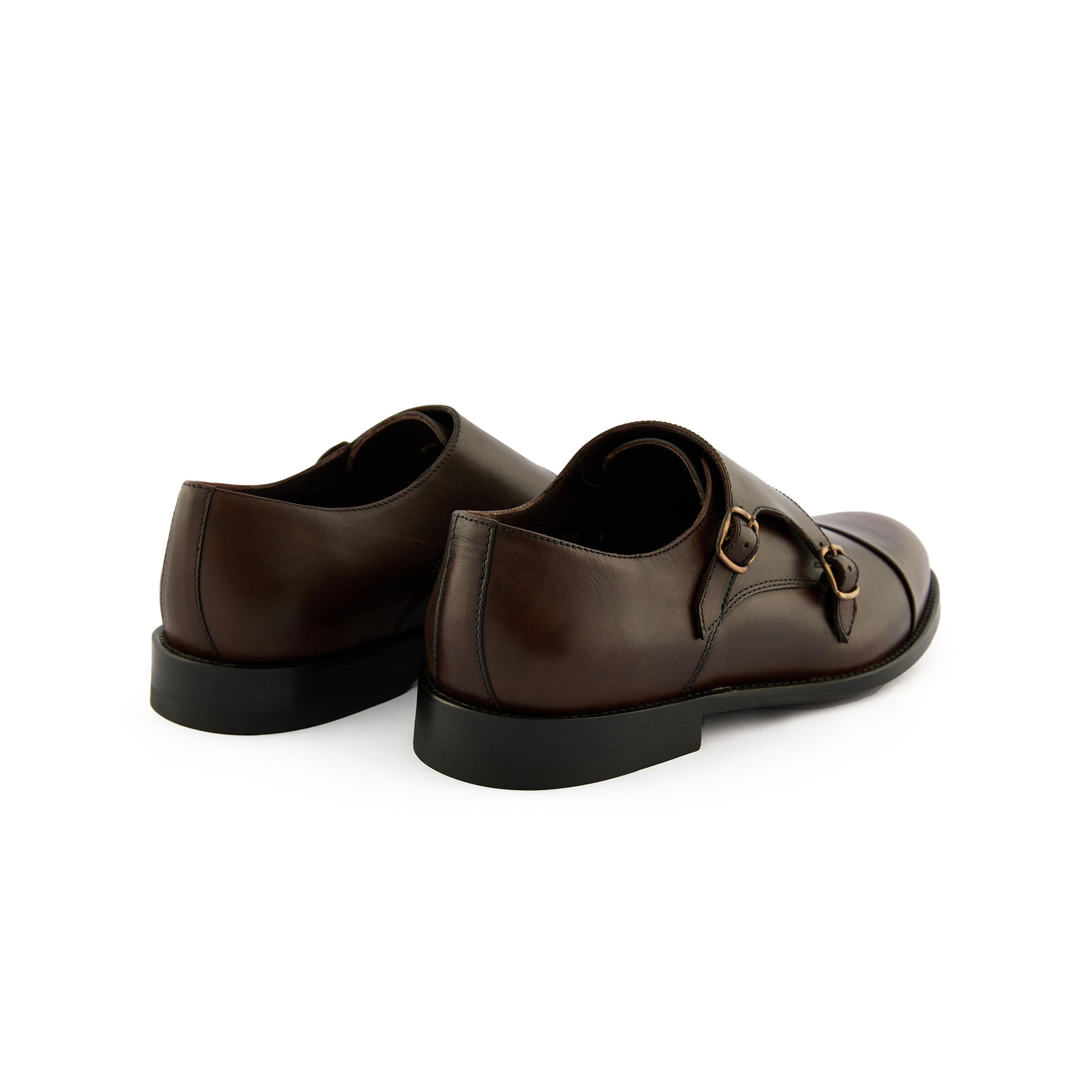 Men's Calf Leather Handmade Monk M7003