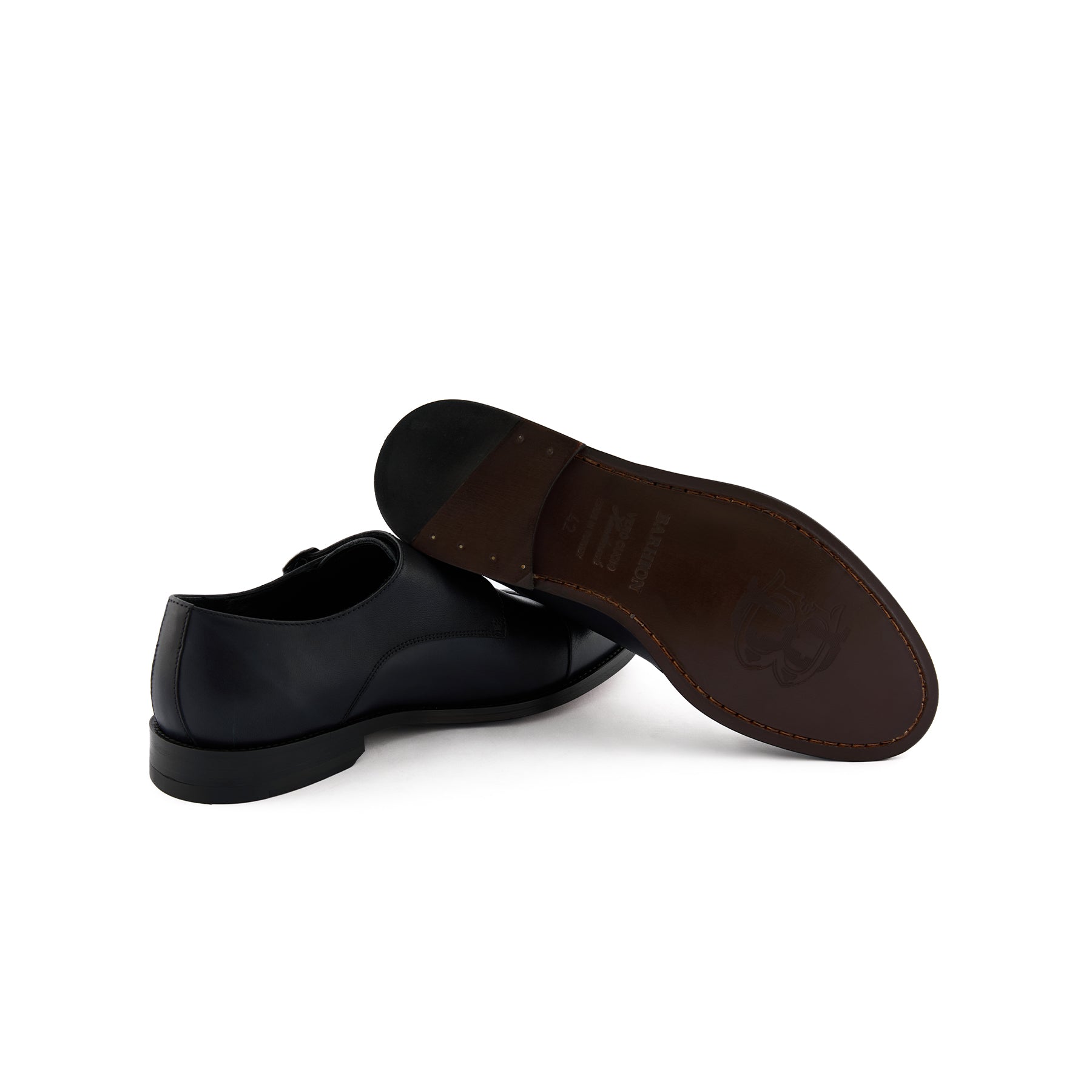 Men's Calf Leather Handmade Monk M7003