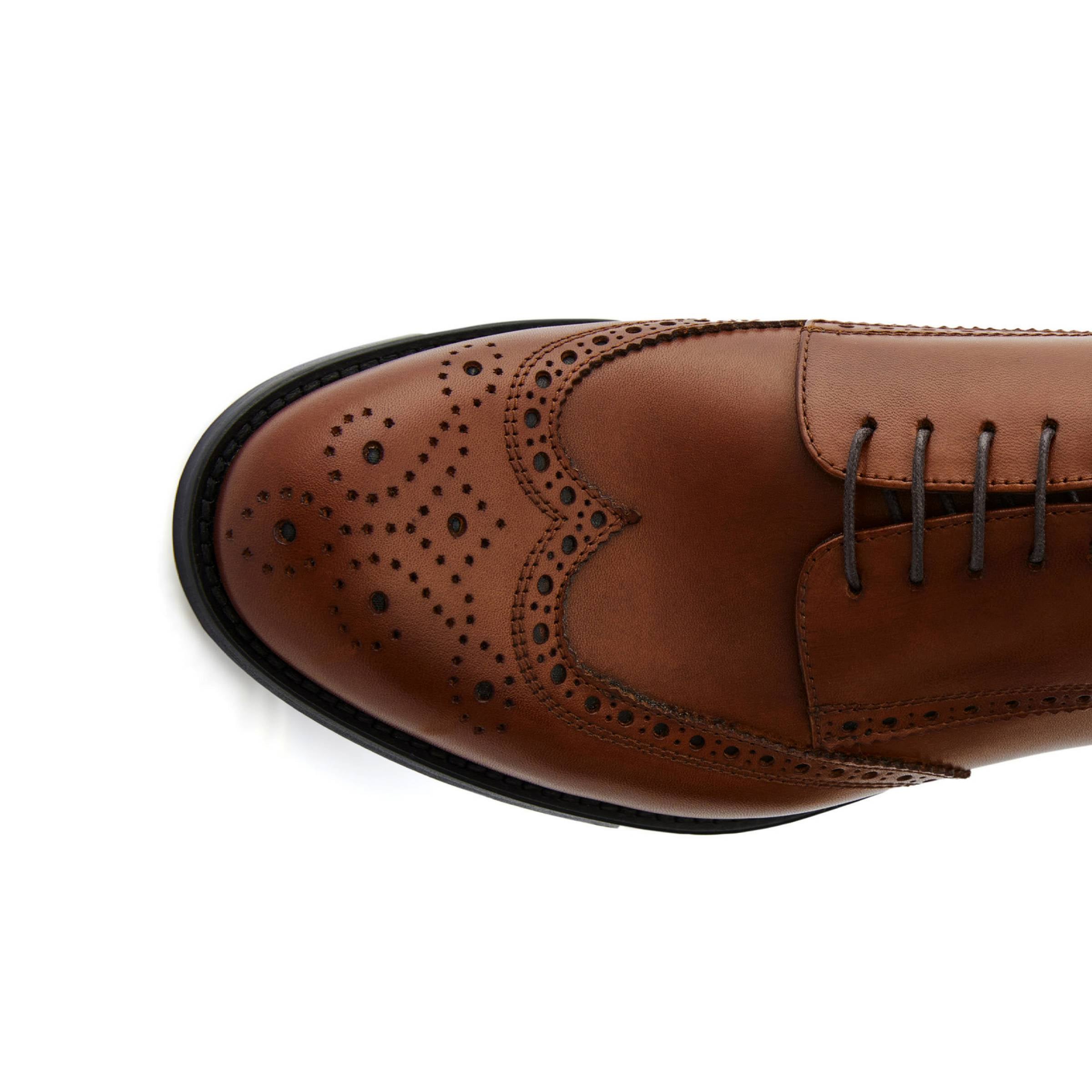 Men's Calf Leather Handmade Derby M7004 6