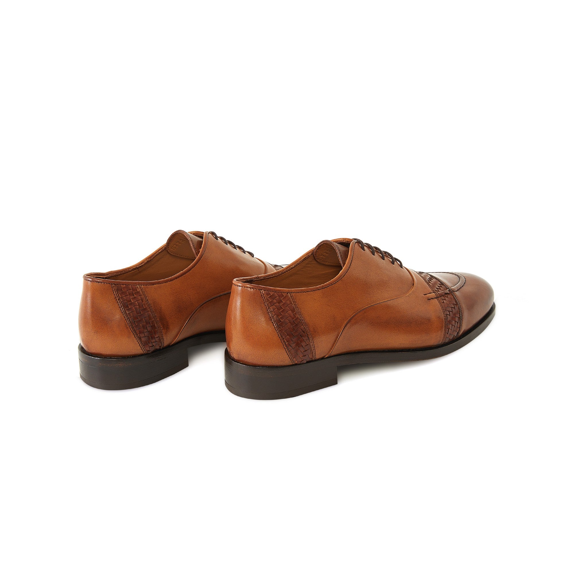 Men's Buffalo Leather Handmade Derby M7016 3