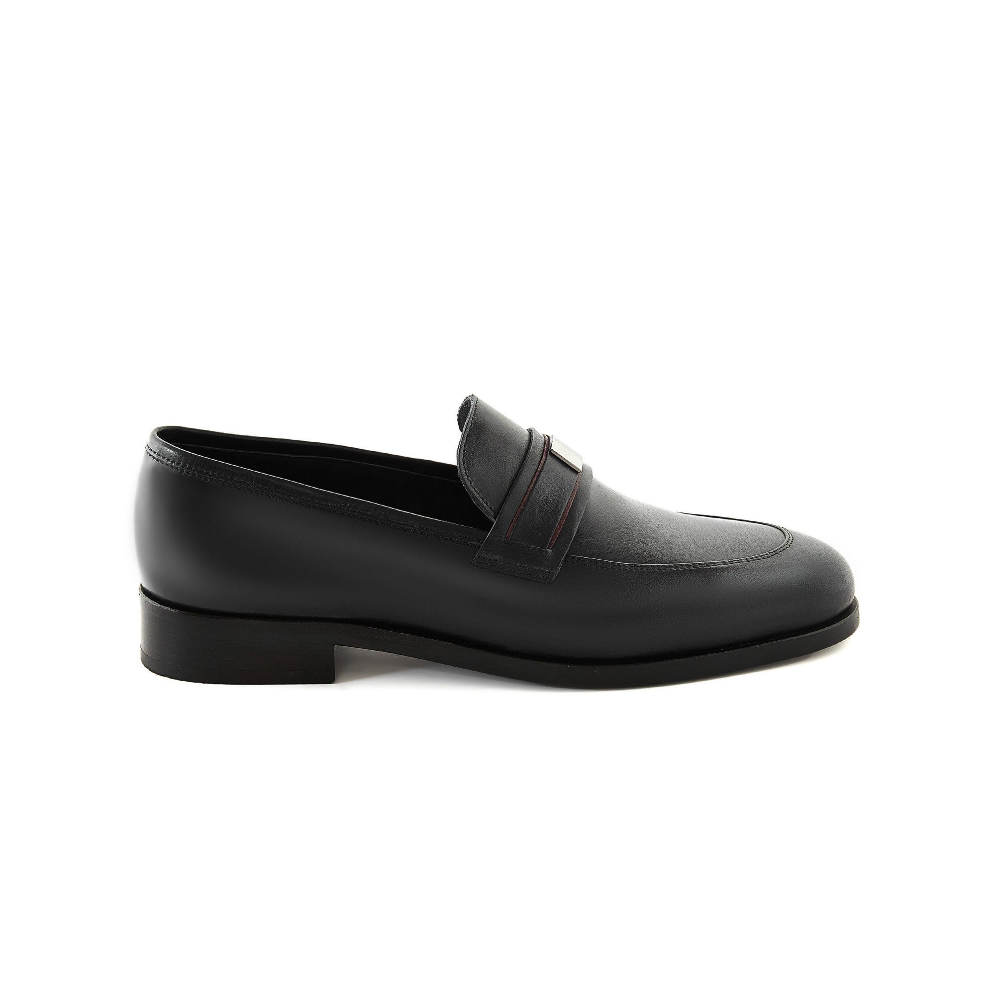 Men's Calf Leather Handmade Moccasin M7015 1