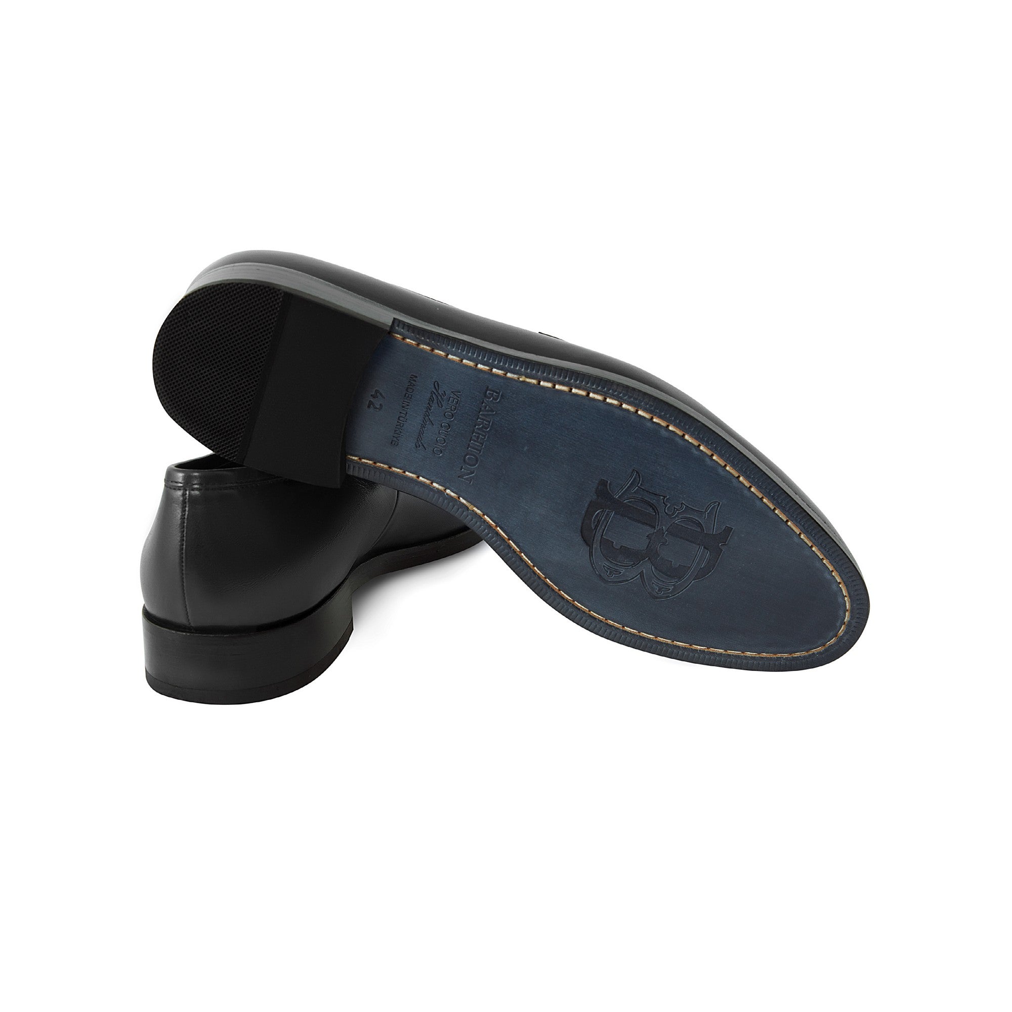 Men's Calf Leather Handmade Moccasin M7015 4