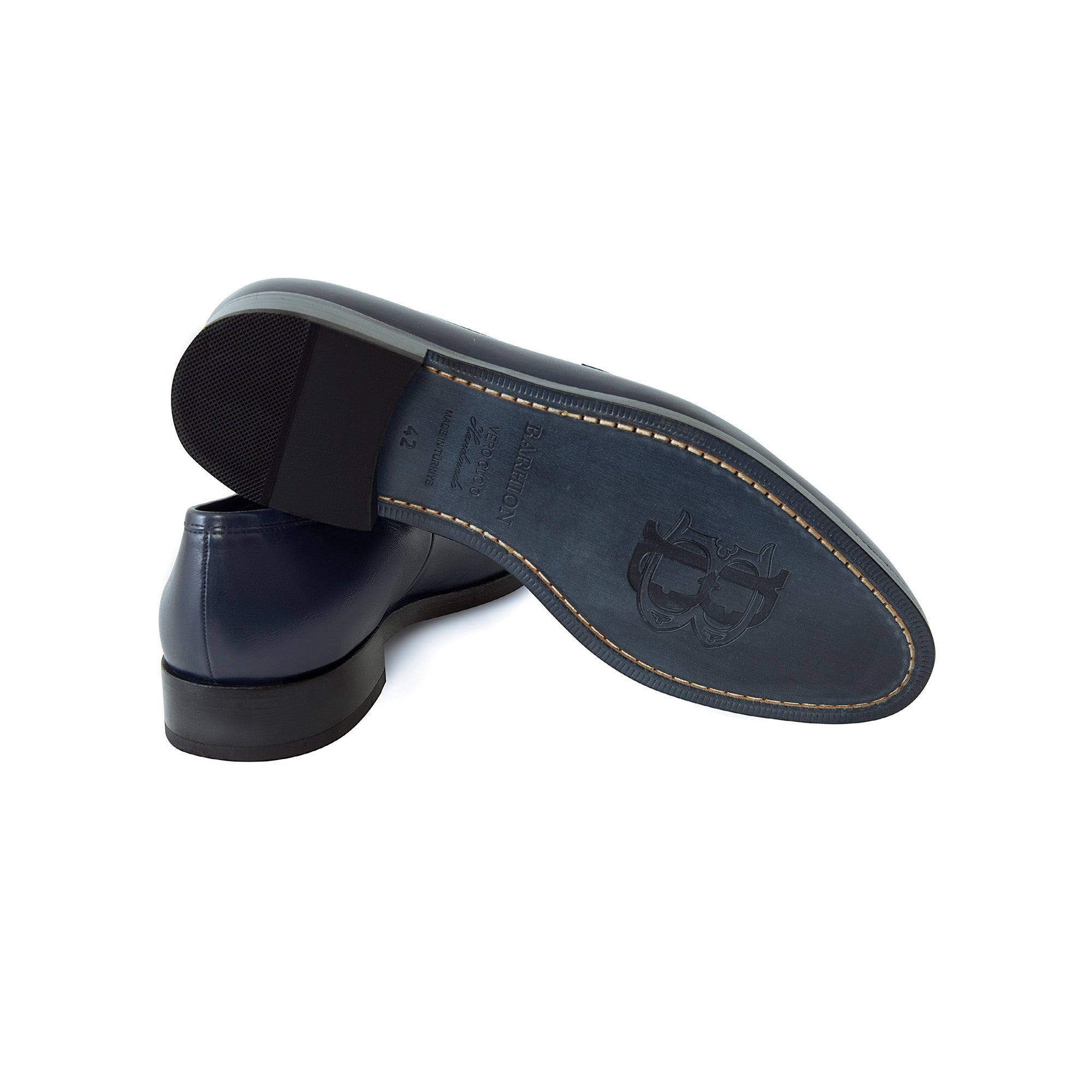 Men's Calf Leather Handmade Moccasin M7015 17