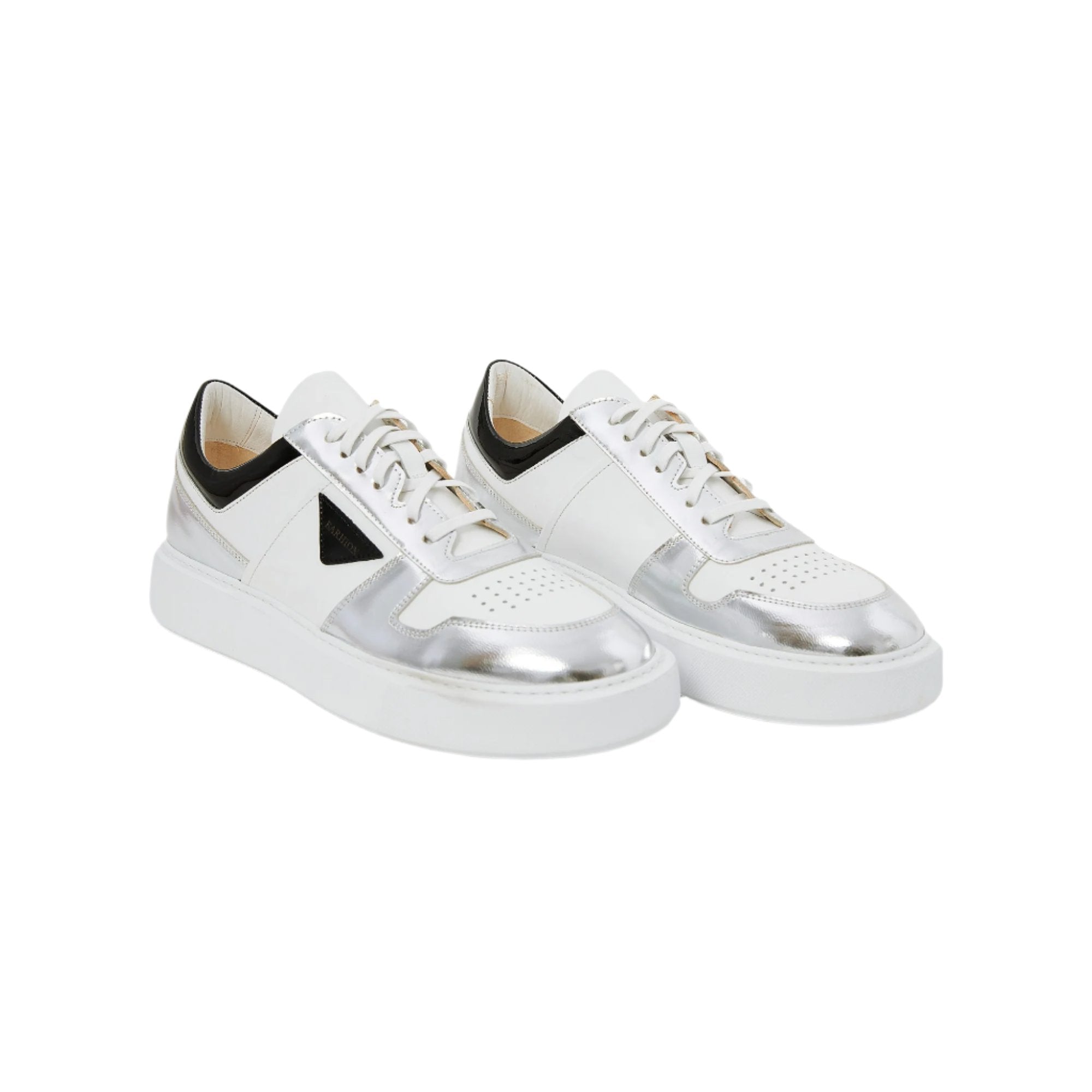 Men's Calf Leather Handmade Sneakers M8004 2