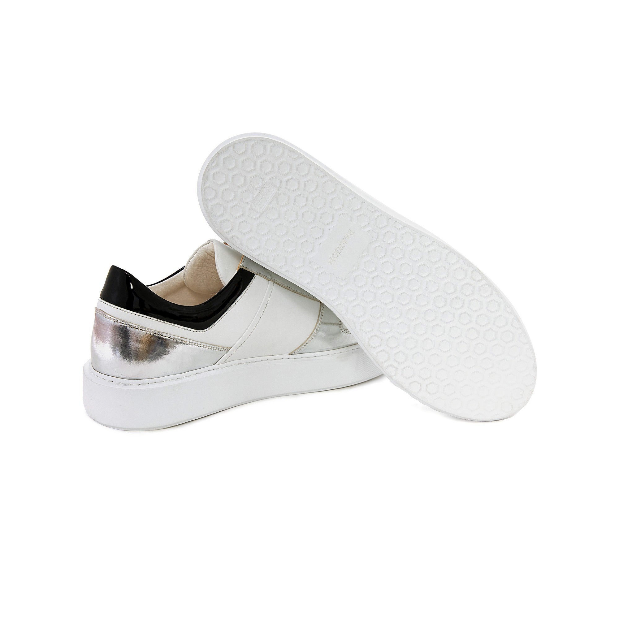 Men's Calf Leather Handmade Sneakers M8004 4