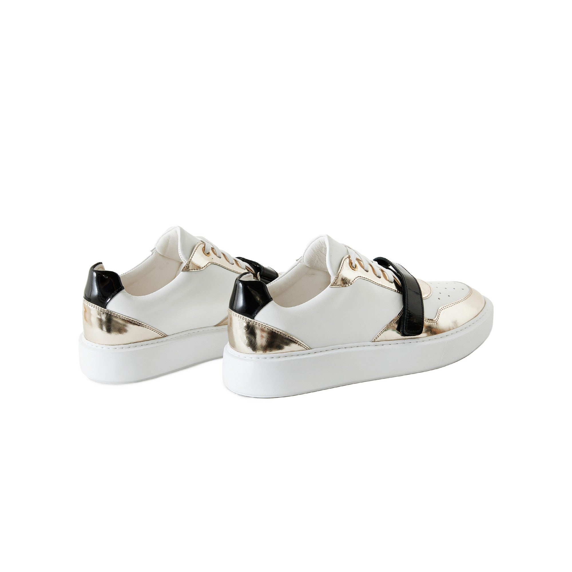 Men's Calf Leather Handmade Sneakers M8005 3