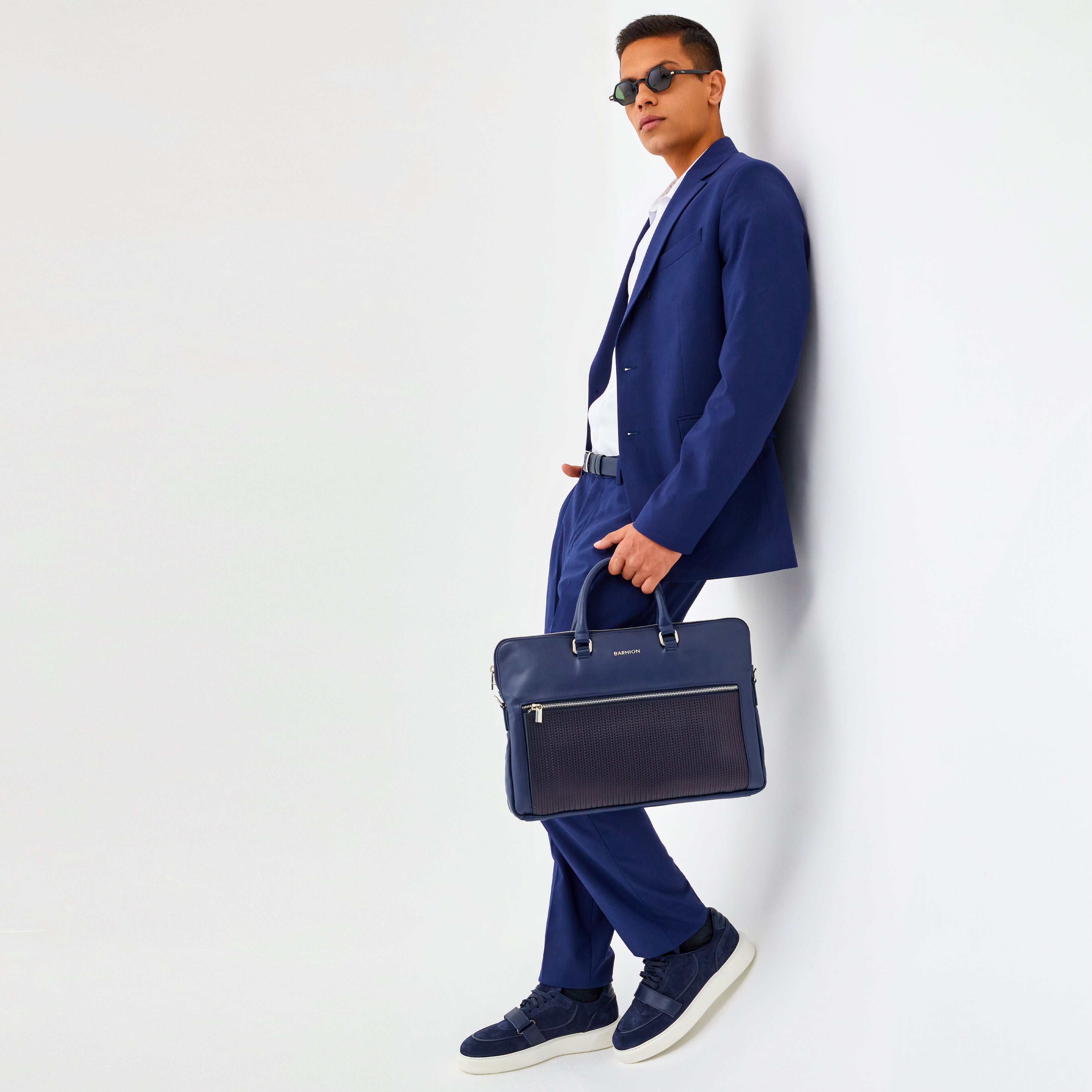 Men's Suede Calf Leather Handmade Sport Shoes M8006 14