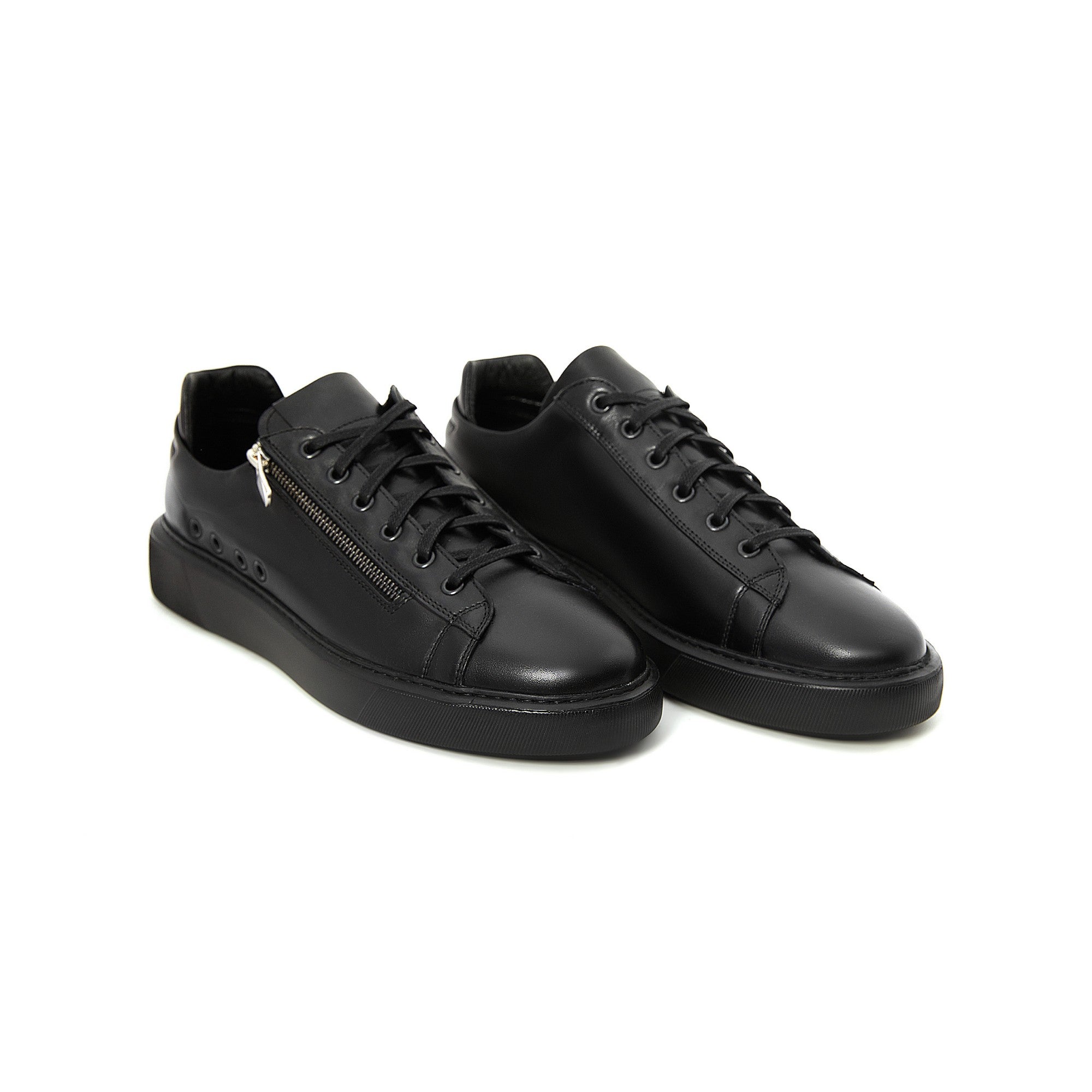 Men's Calf Leather Handmade Sneakers M8003 2