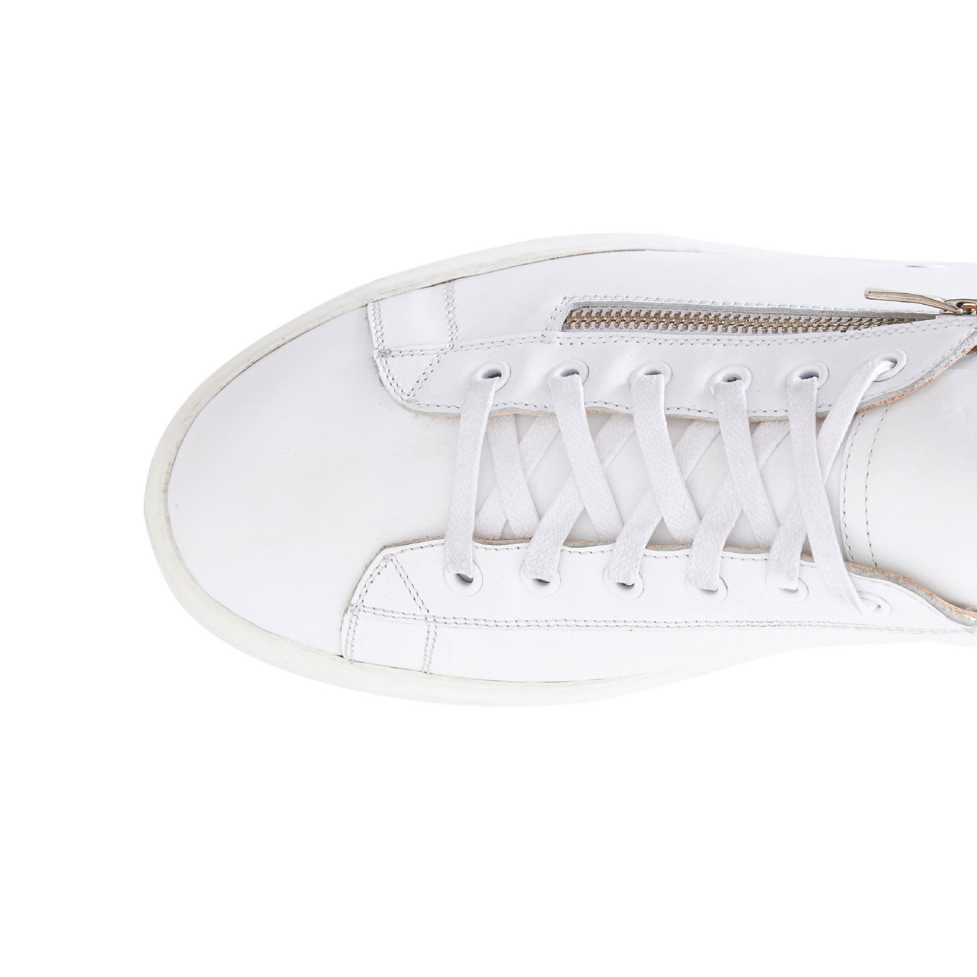 Men's Calf Leather Handmade Sneakers M8003 12