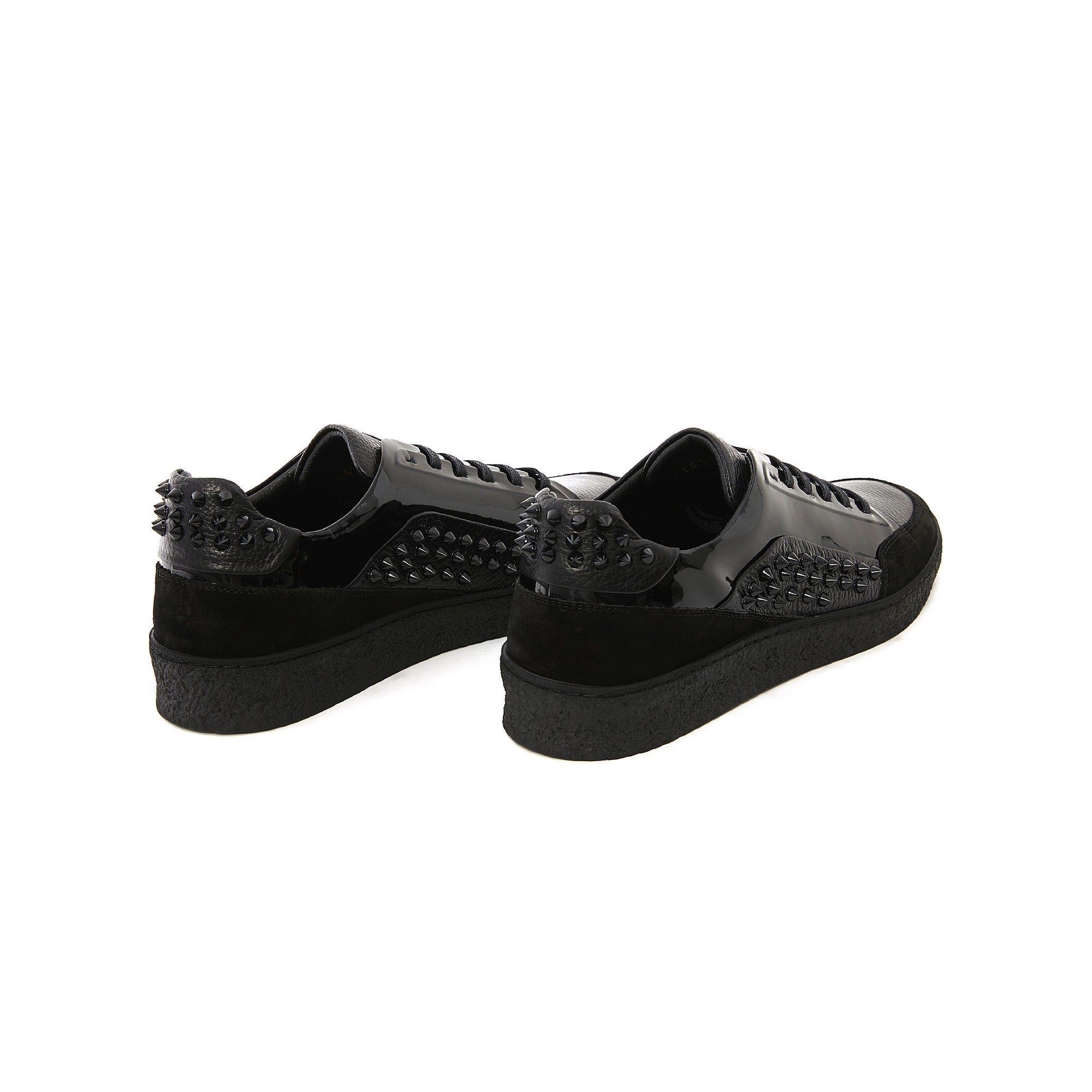 Men's Calf Leather Handmade Sneakers M8032 3