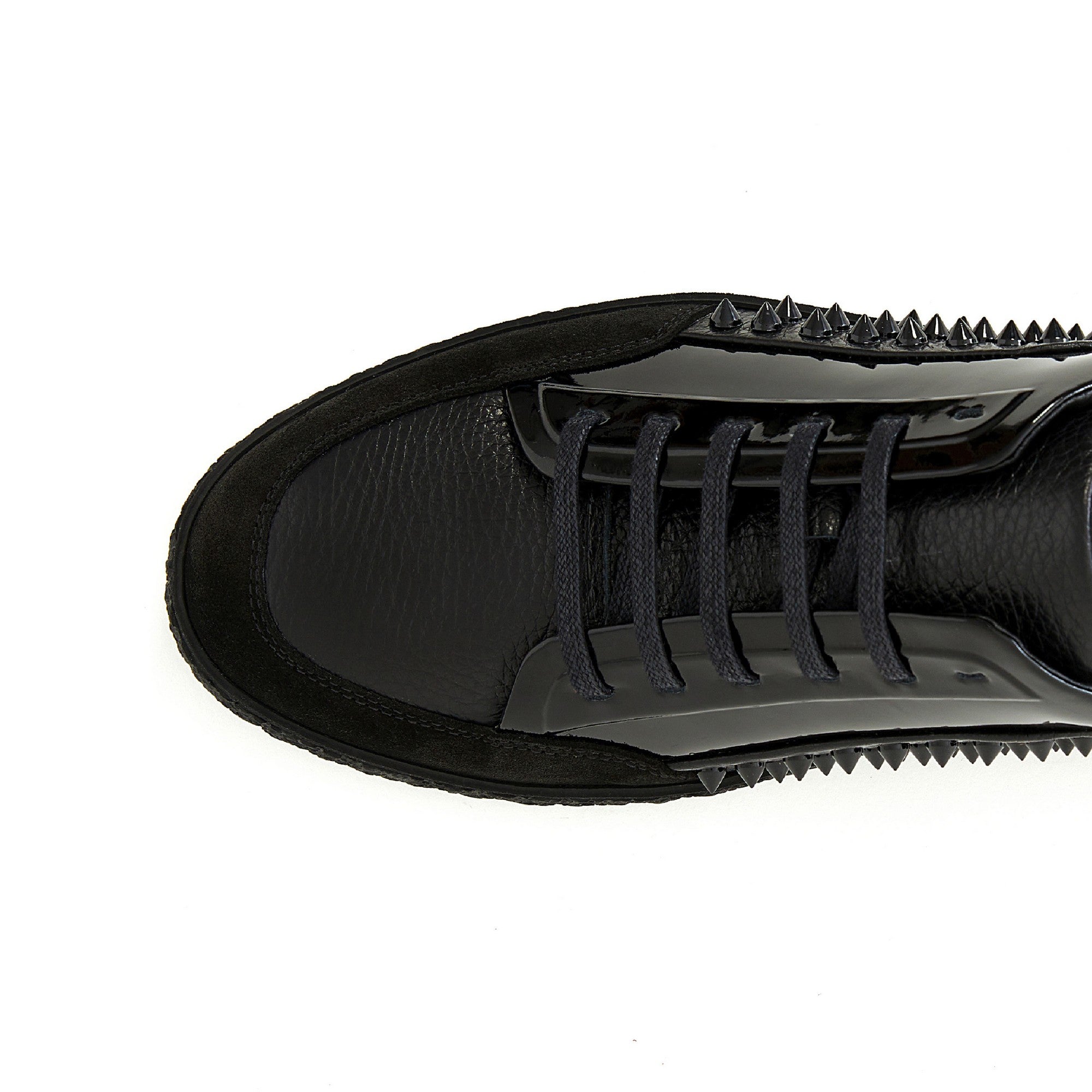 Men's Calf Leather Handmade Sneakers M8032 6