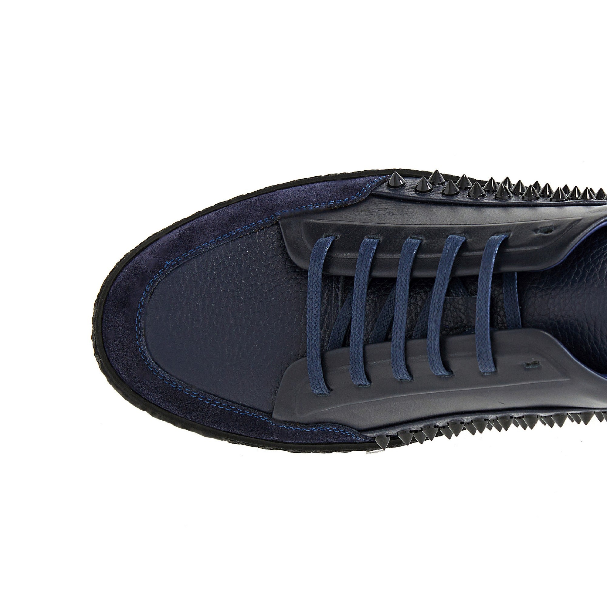 Men's Calf Leather Handmade Sneakers M8032 12