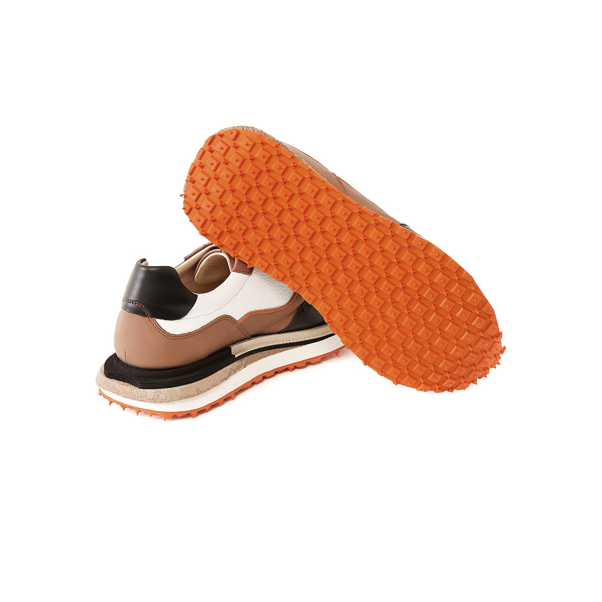 Men's Floater Leather Handmade Sneakers M8026 4